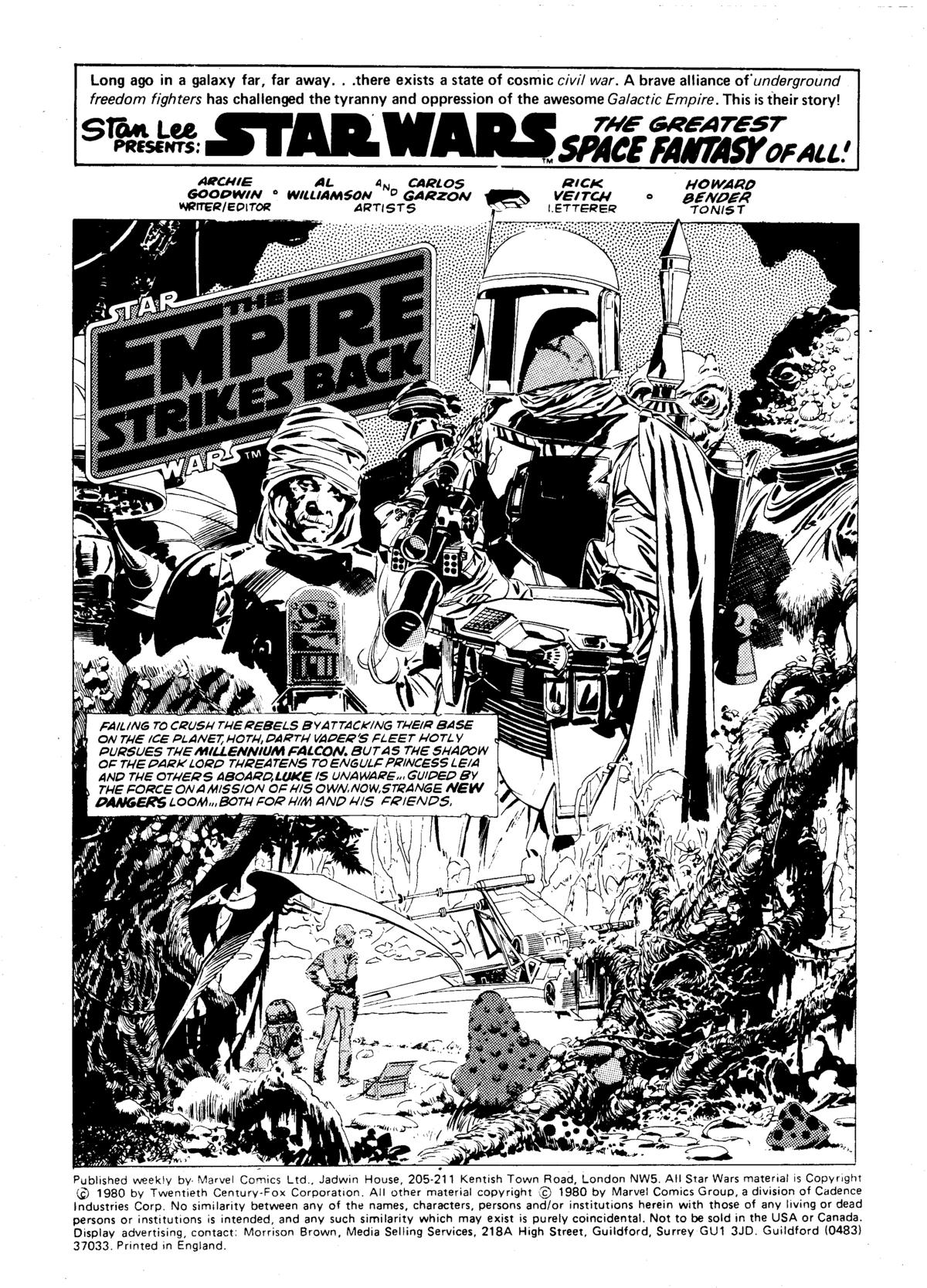 Read online Star Wars Weekly: The Empire Strikes Back comic -  Issue #127 - 3
