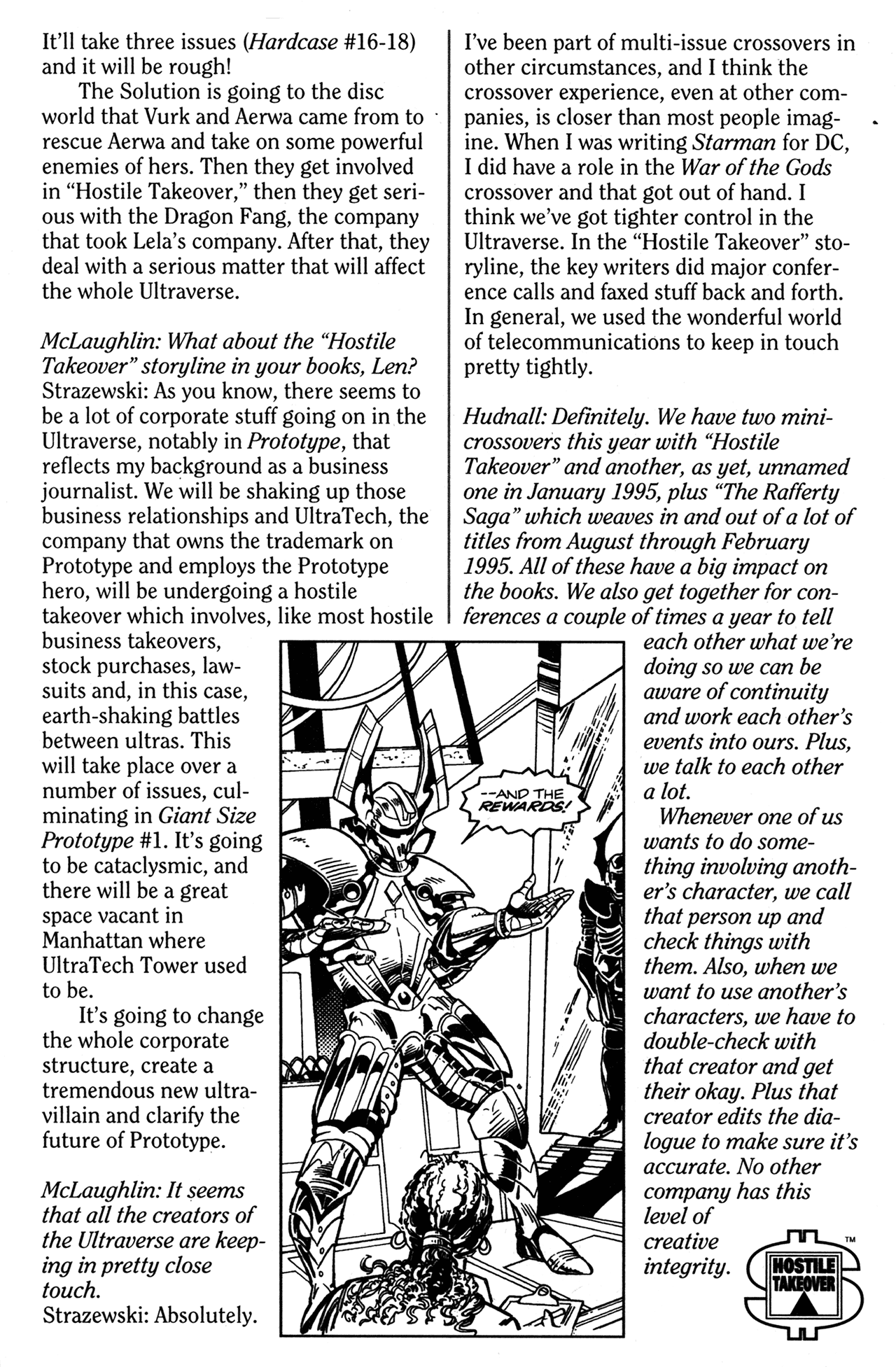 Read online Hostile Takeover Ashcan comic -  Issue # Full - 4