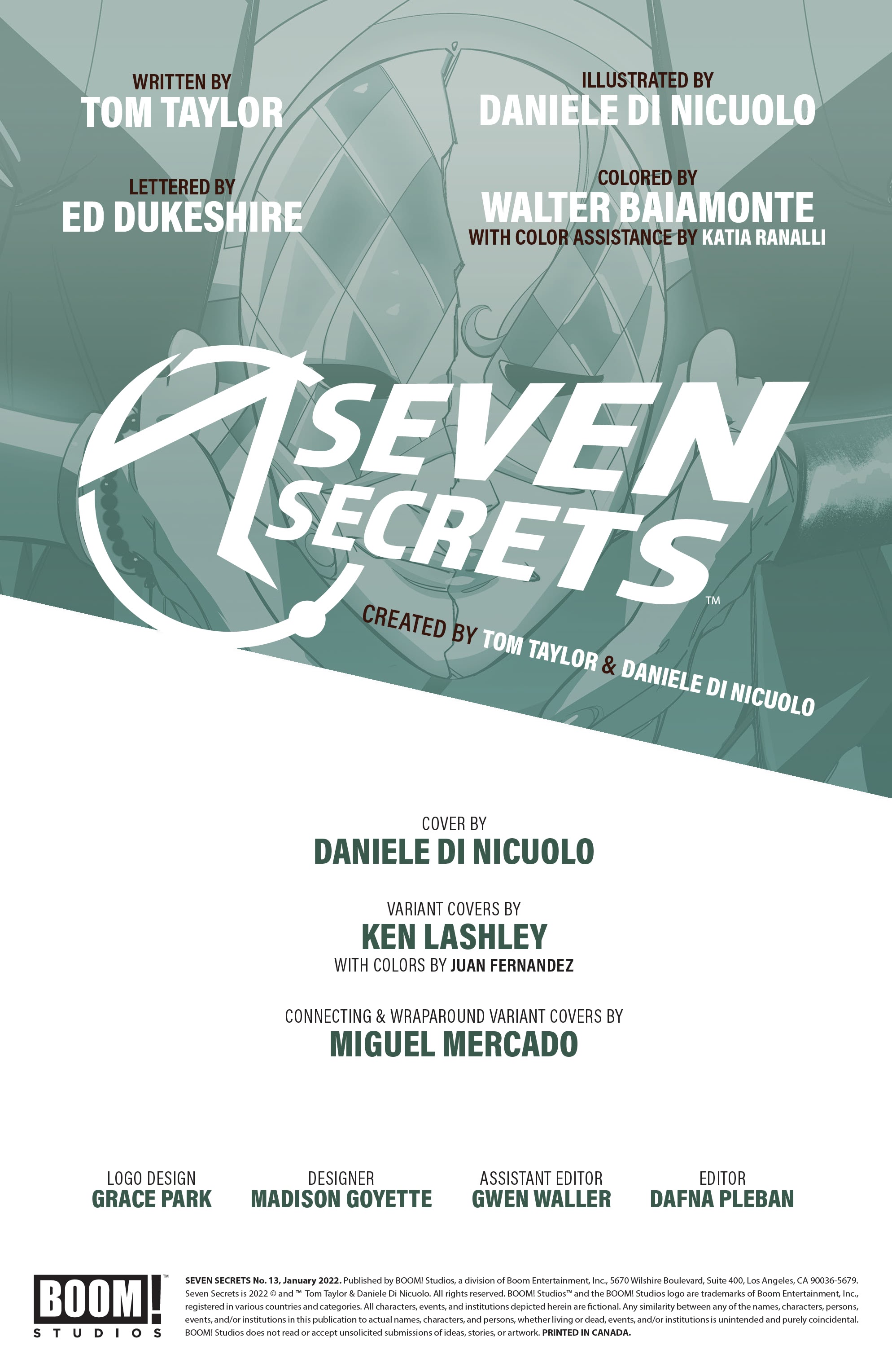 Read online Seven Secrets comic -  Issue #13 - 2