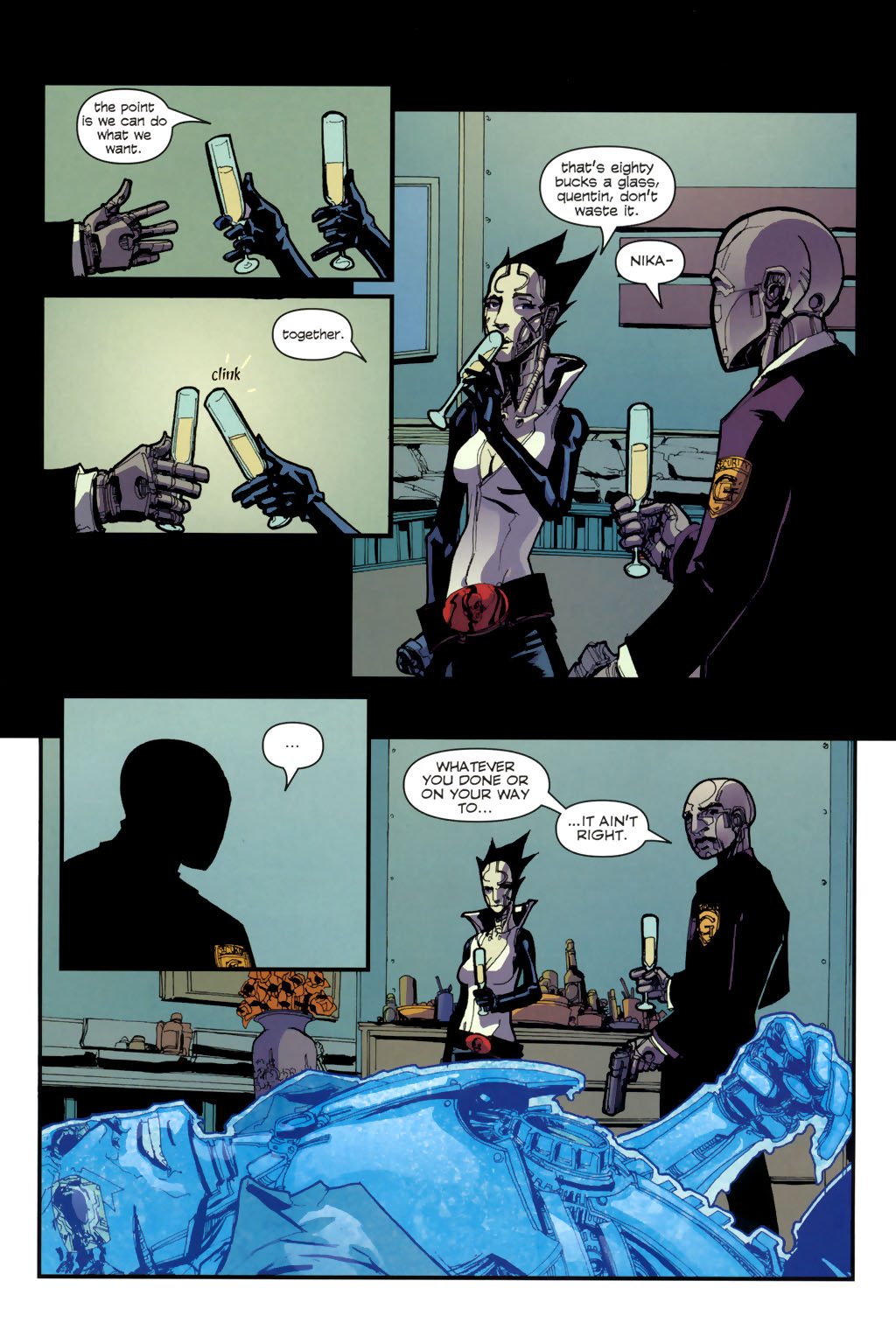 Read online NYC Mech: beta LOVE comic -  Issue #6 - 11