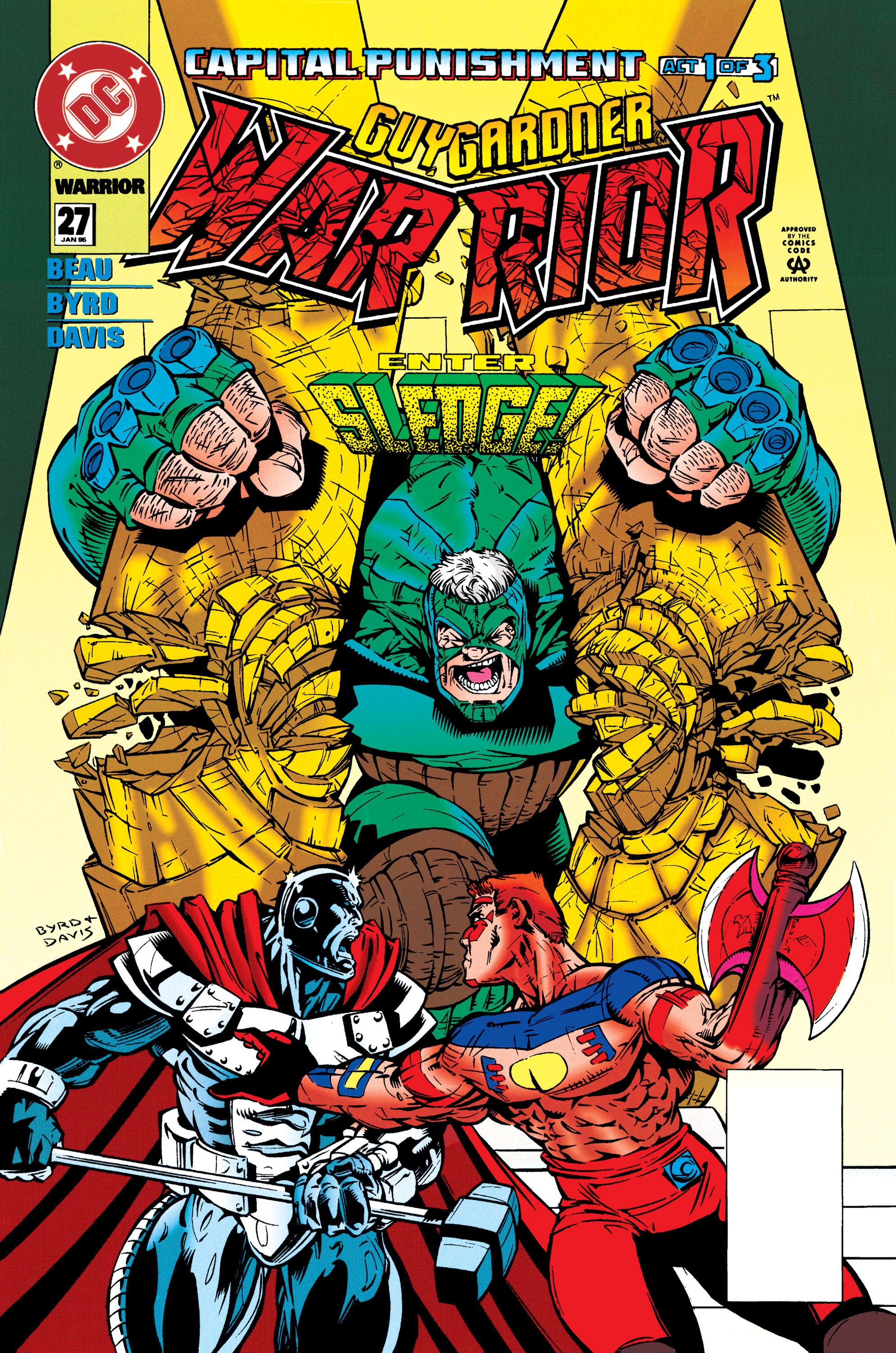 Read online Guy Gardner: Warrior comic -  Issue #27 - 1