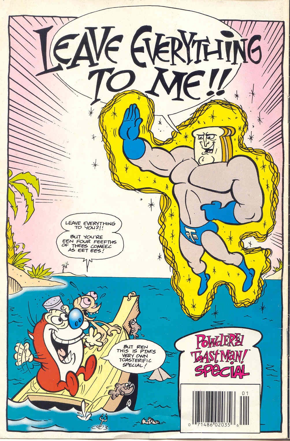 Read online Ren & Stimpy Show Special Powdered Toastman comic -  Issue # Full - 53