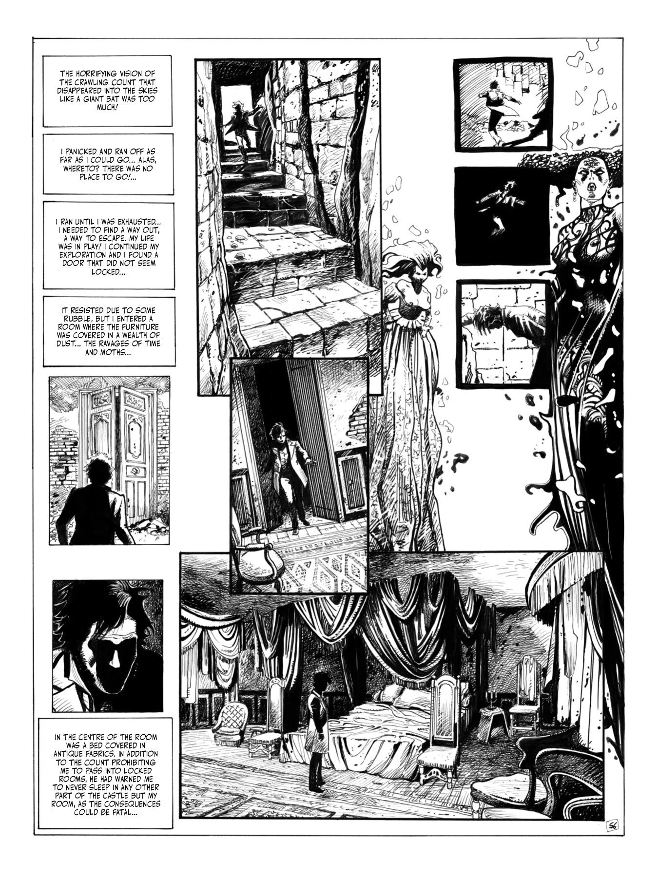 Read online Bram Stoker's Dracula by Georges Bess comic -  Issue # TPB (Part 1) - 55