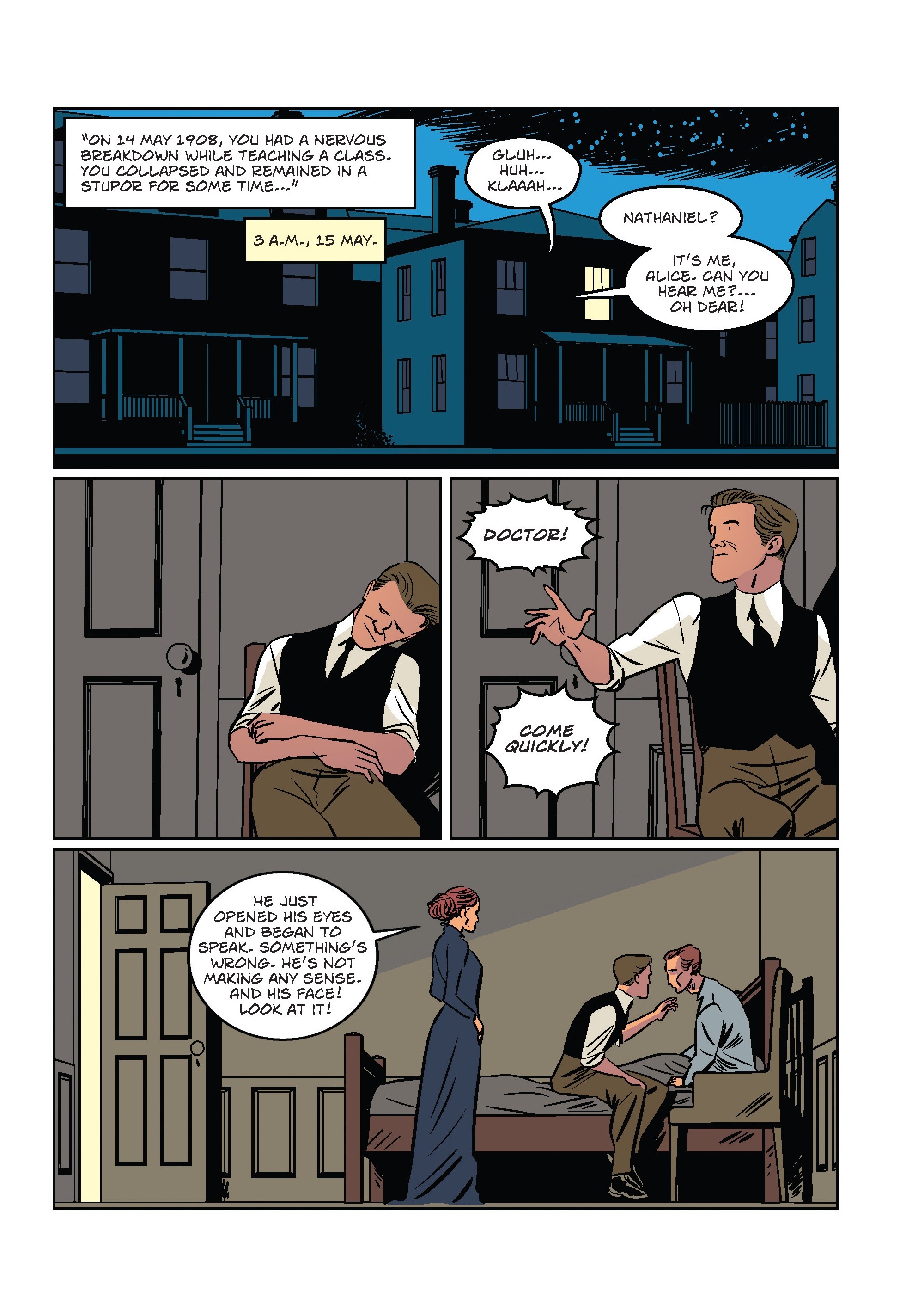 Read online H.P. Lovecraft The Shadow Out of Time comic -  Issue # TPB - 16