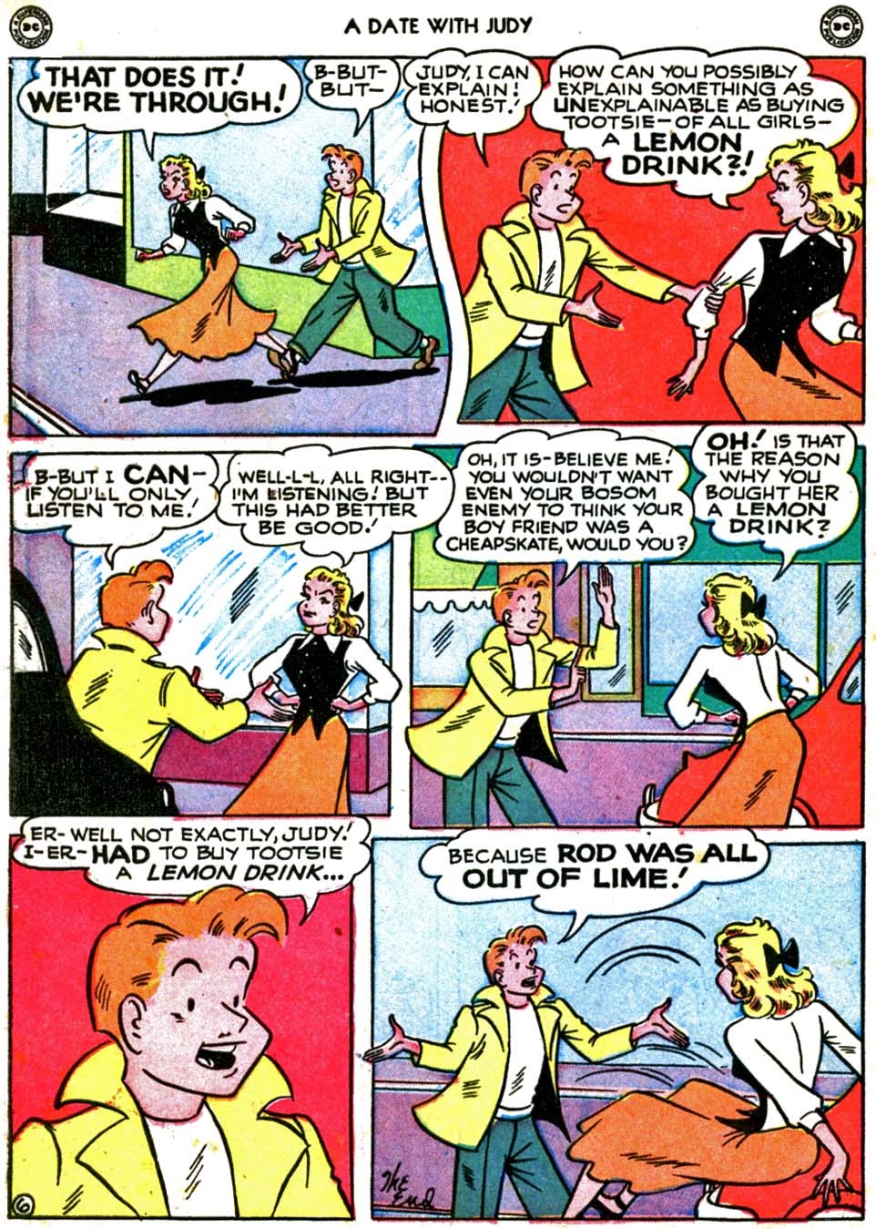 Read online A Date with Judy comic -  Issue #10 - 50