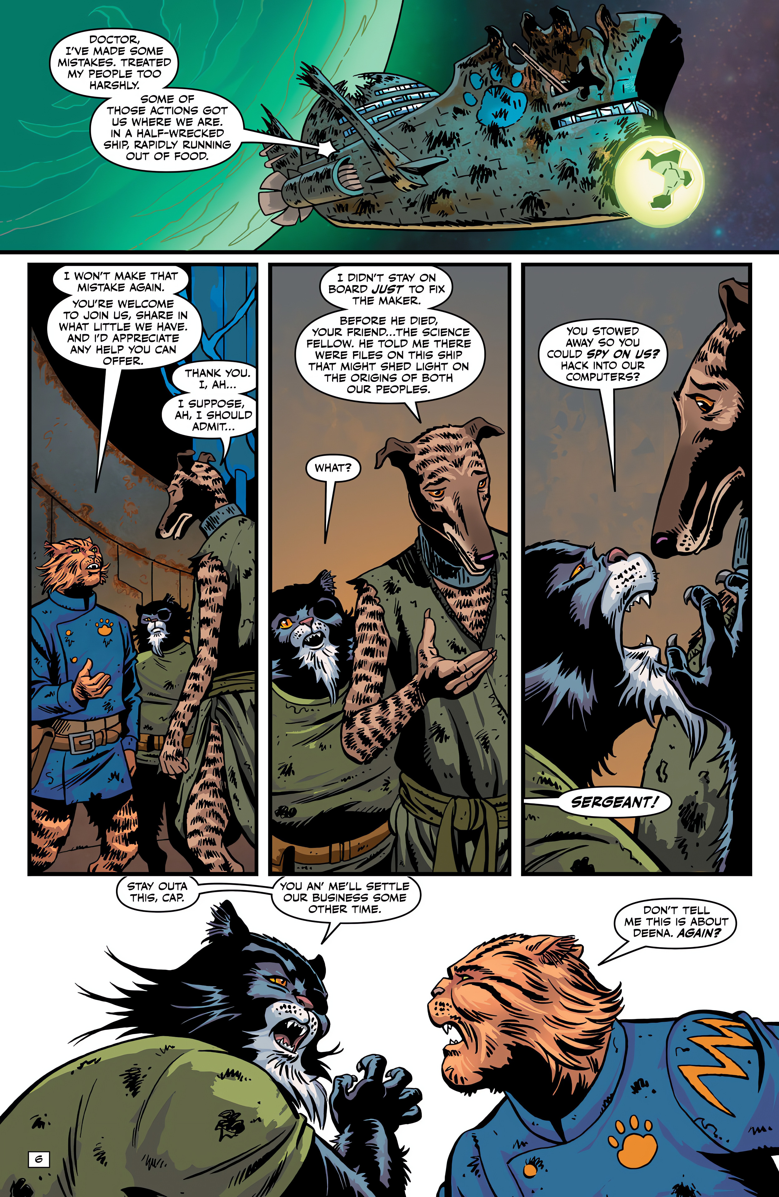 Read online Captain Ginger: The Last Feeder comic -  Issue #1 - 8