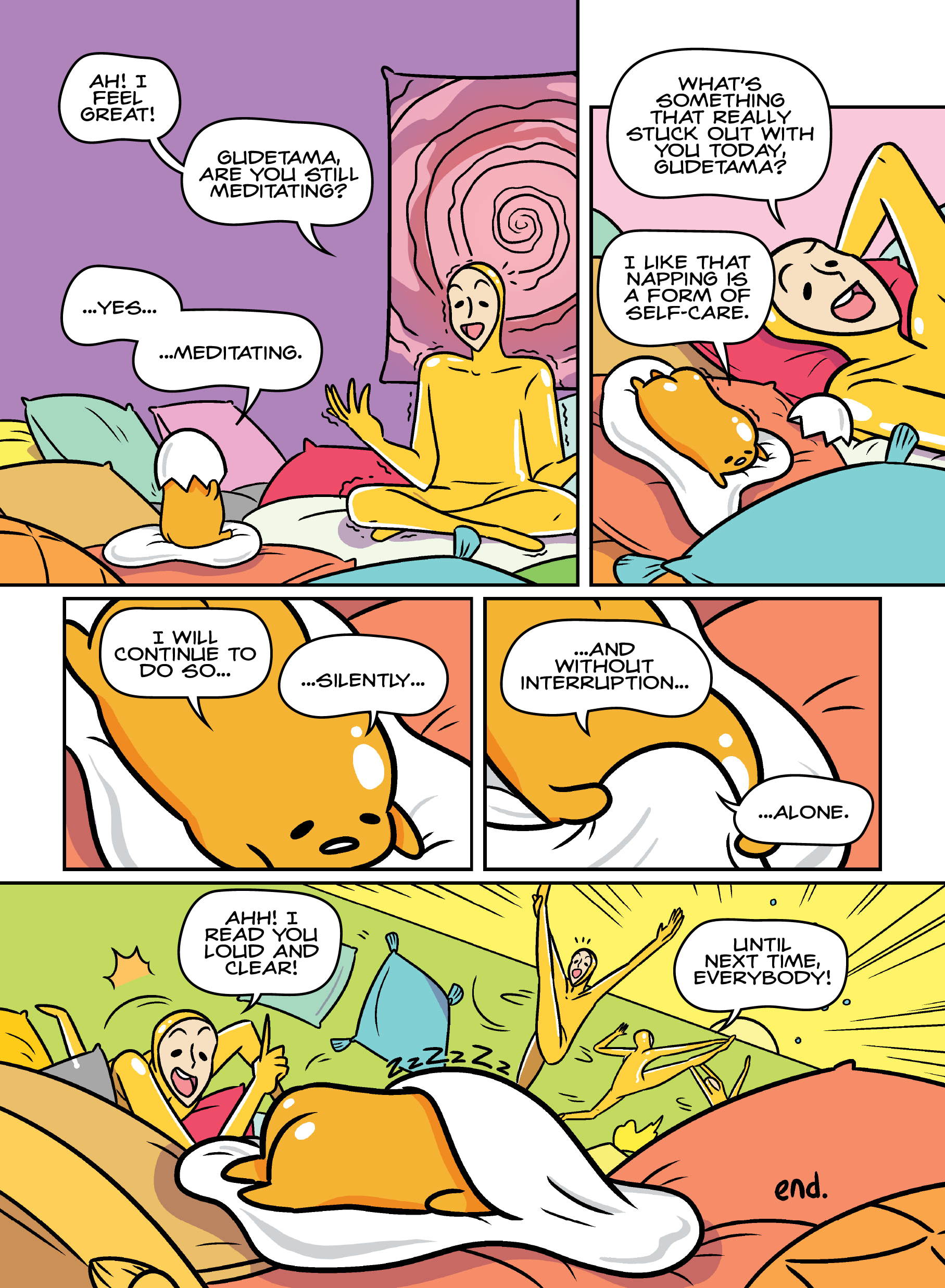 Read online Gudetama comic -  Issue # Mindfulness for the Lazy - 42