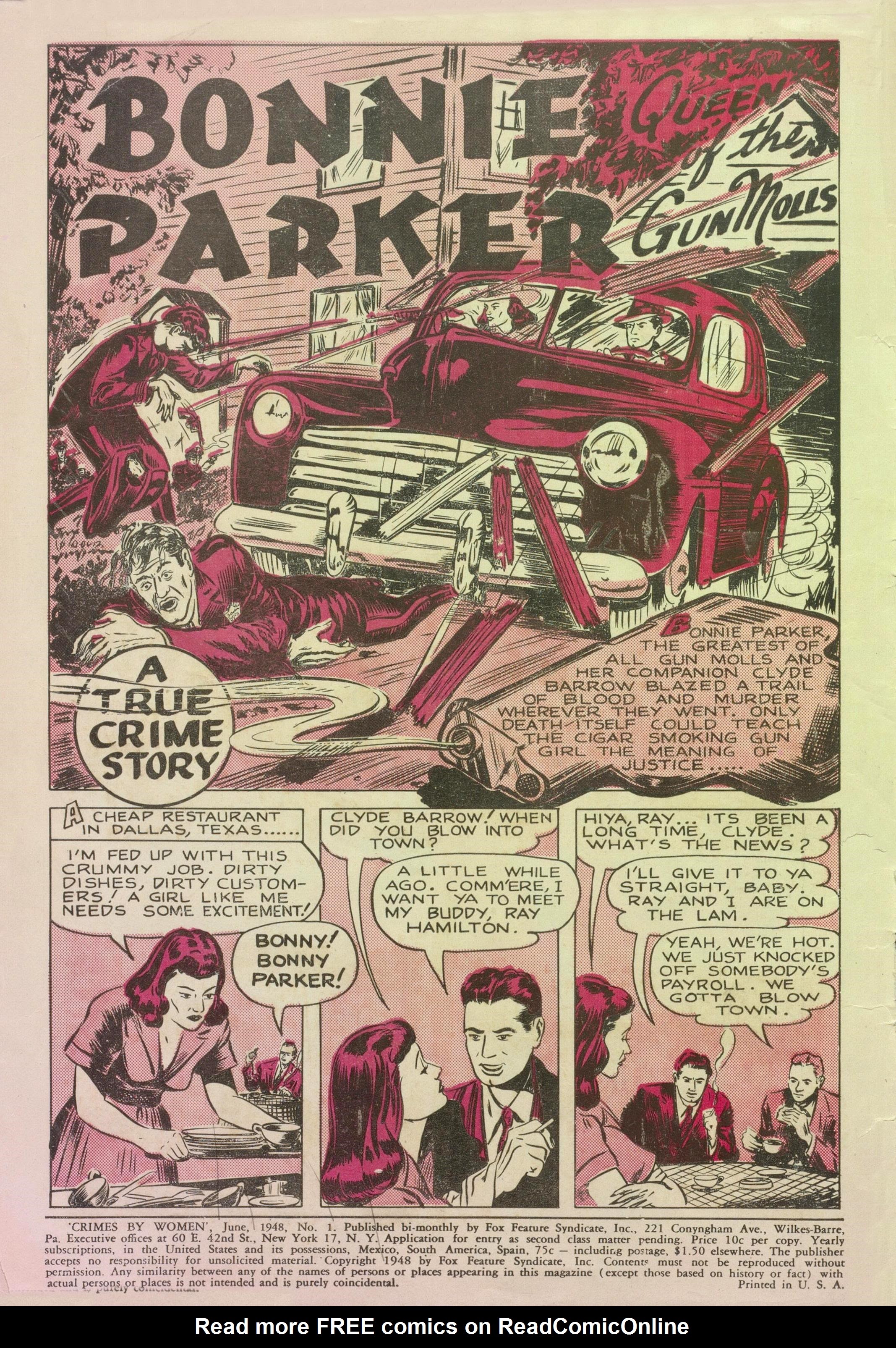 Read online Crimes By Women comic -  Issue #1 - 2