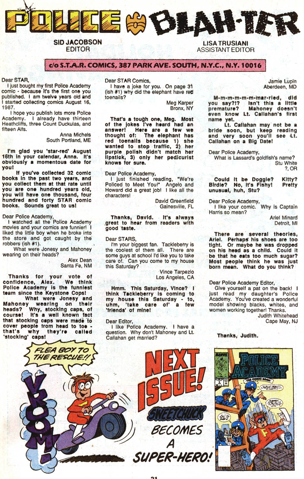 Read online Police Academy comic -  Issue #4 - 24