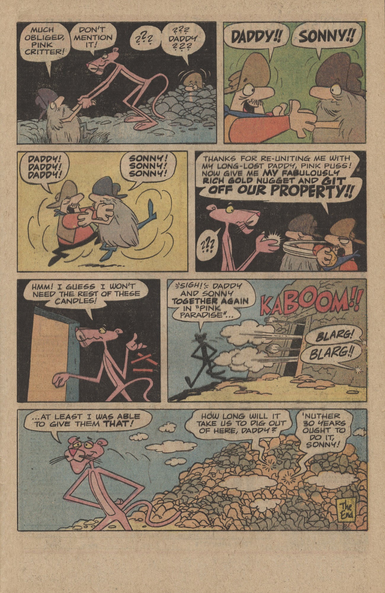 Read online The Pink Panther (1971) comic -  Issue #30 - 33