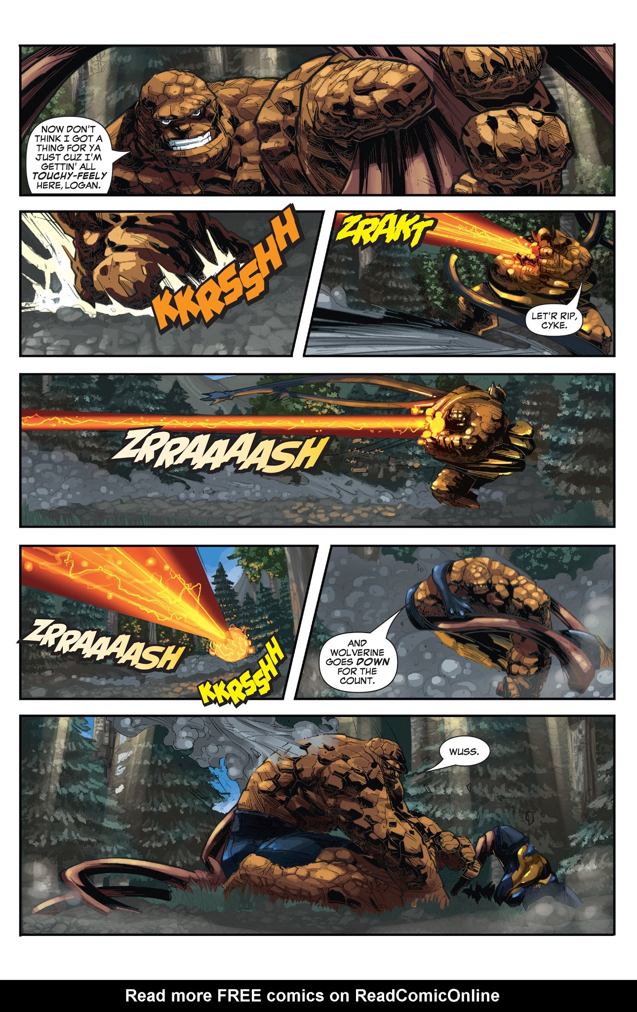 Read online X-Men/Fantastic Four comic -  Issue #4 - 19