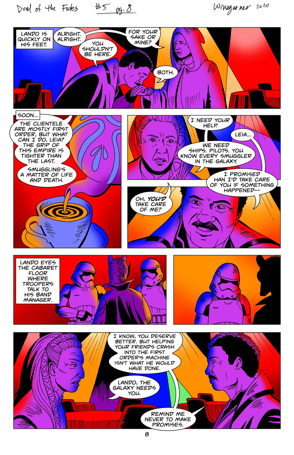 Read online Star Wars: Duel of the Fates comic -  Issue #5 - 9