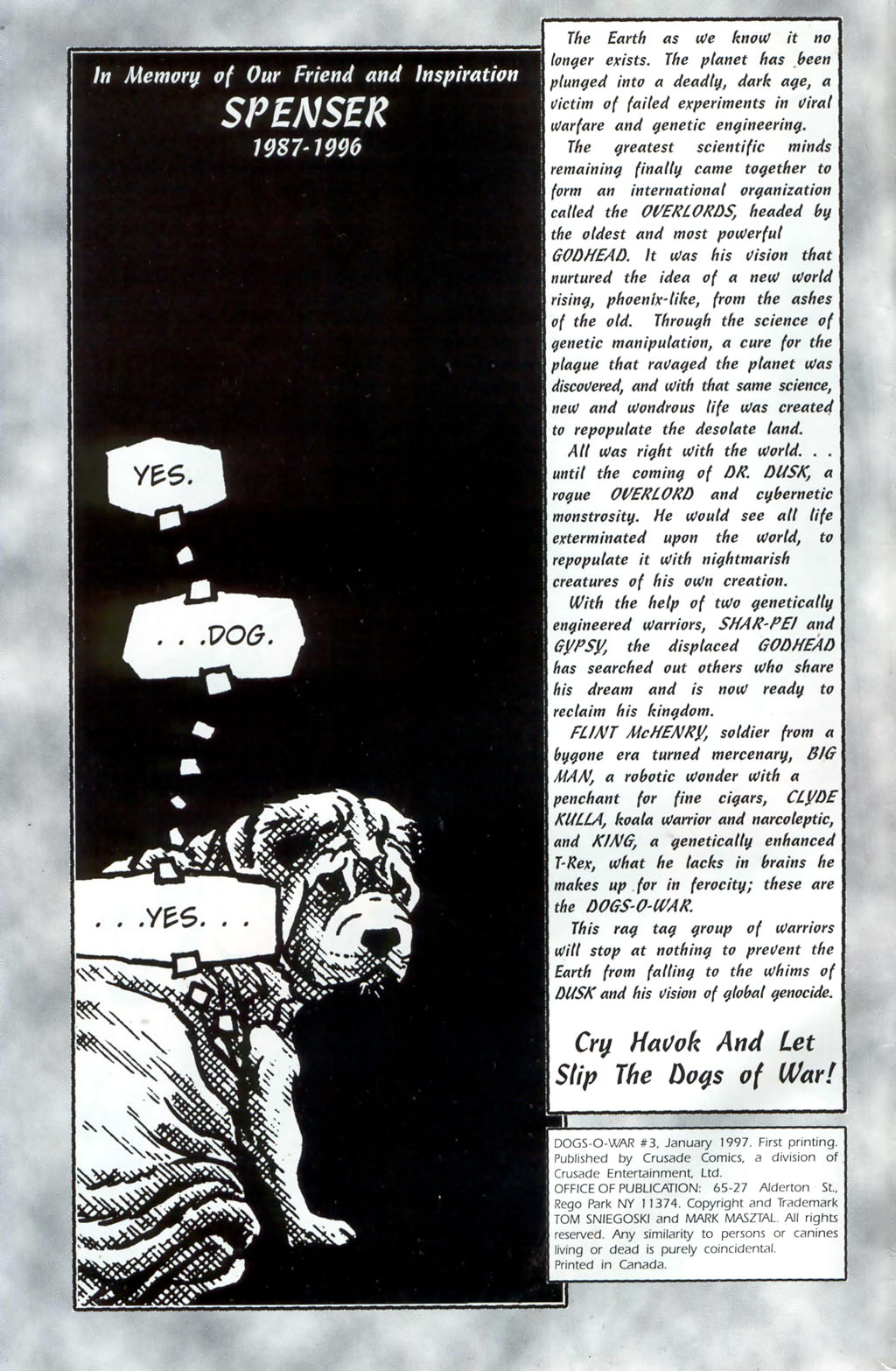 Read online Dogs-O-War comic -  Issue #3 - 2