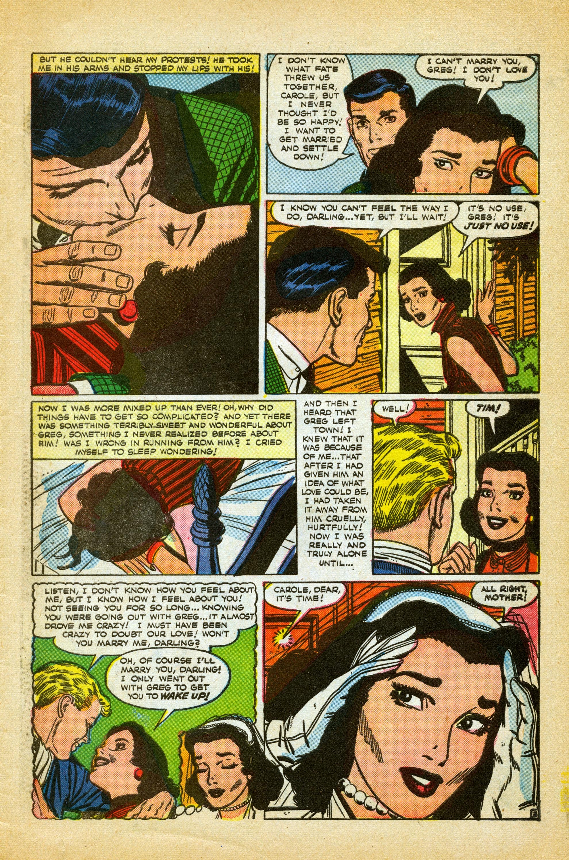 Read online Love Romances comic -  Issue #54 - 7