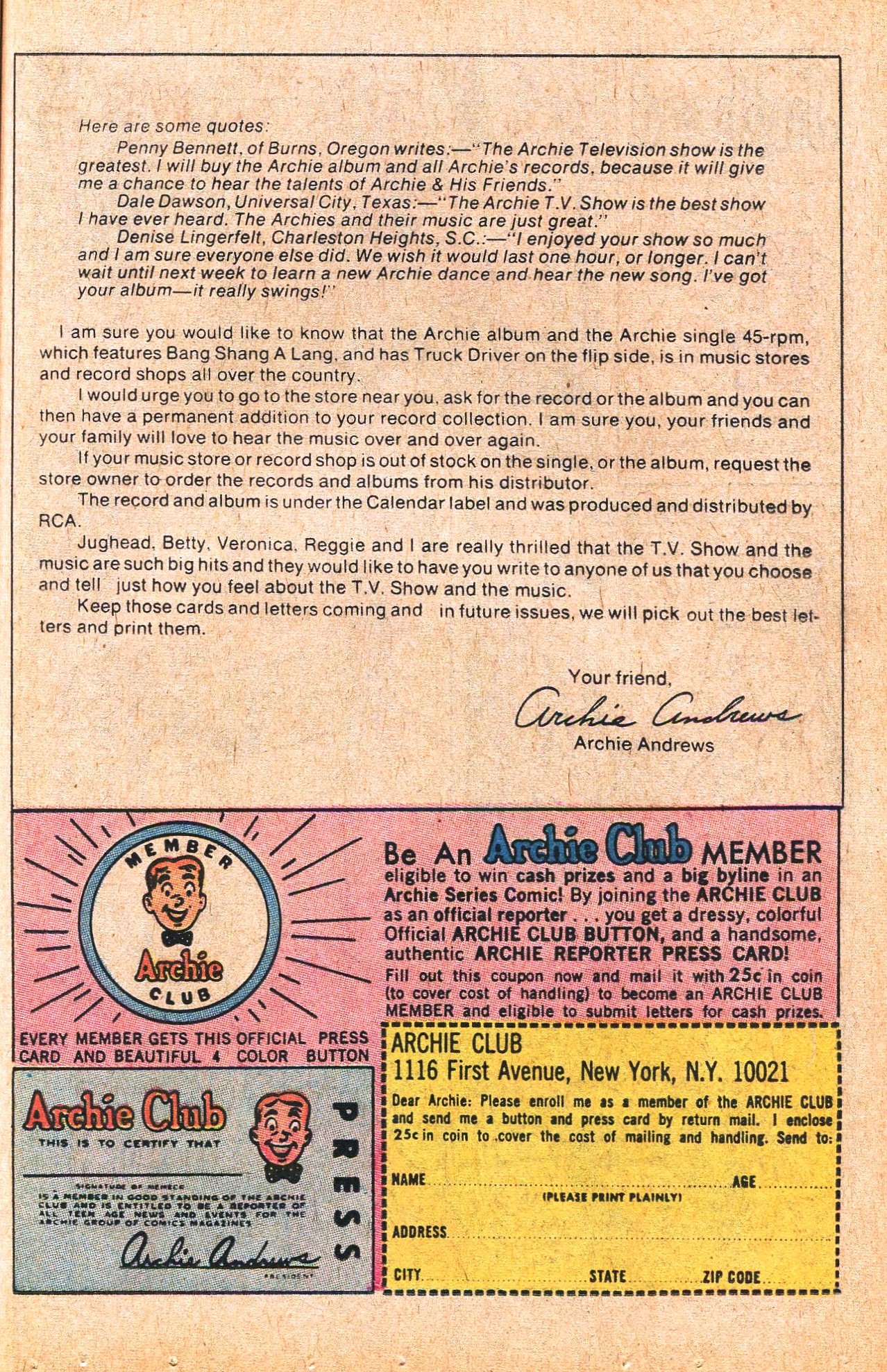 Read online Jughead's Jokes comic -  Issue #10 - 37