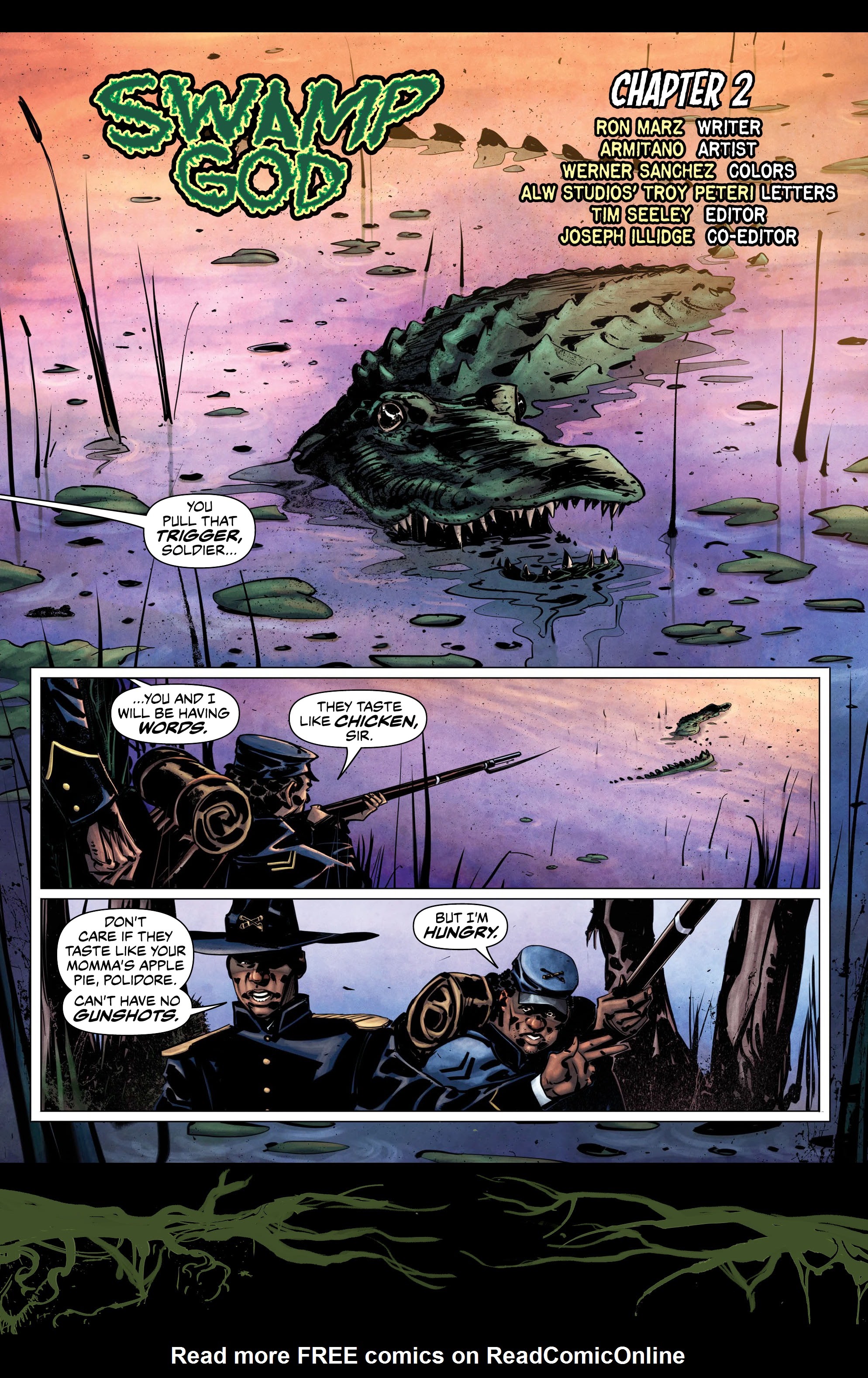 Read online Swamp God comic -  Issue #2 - 3