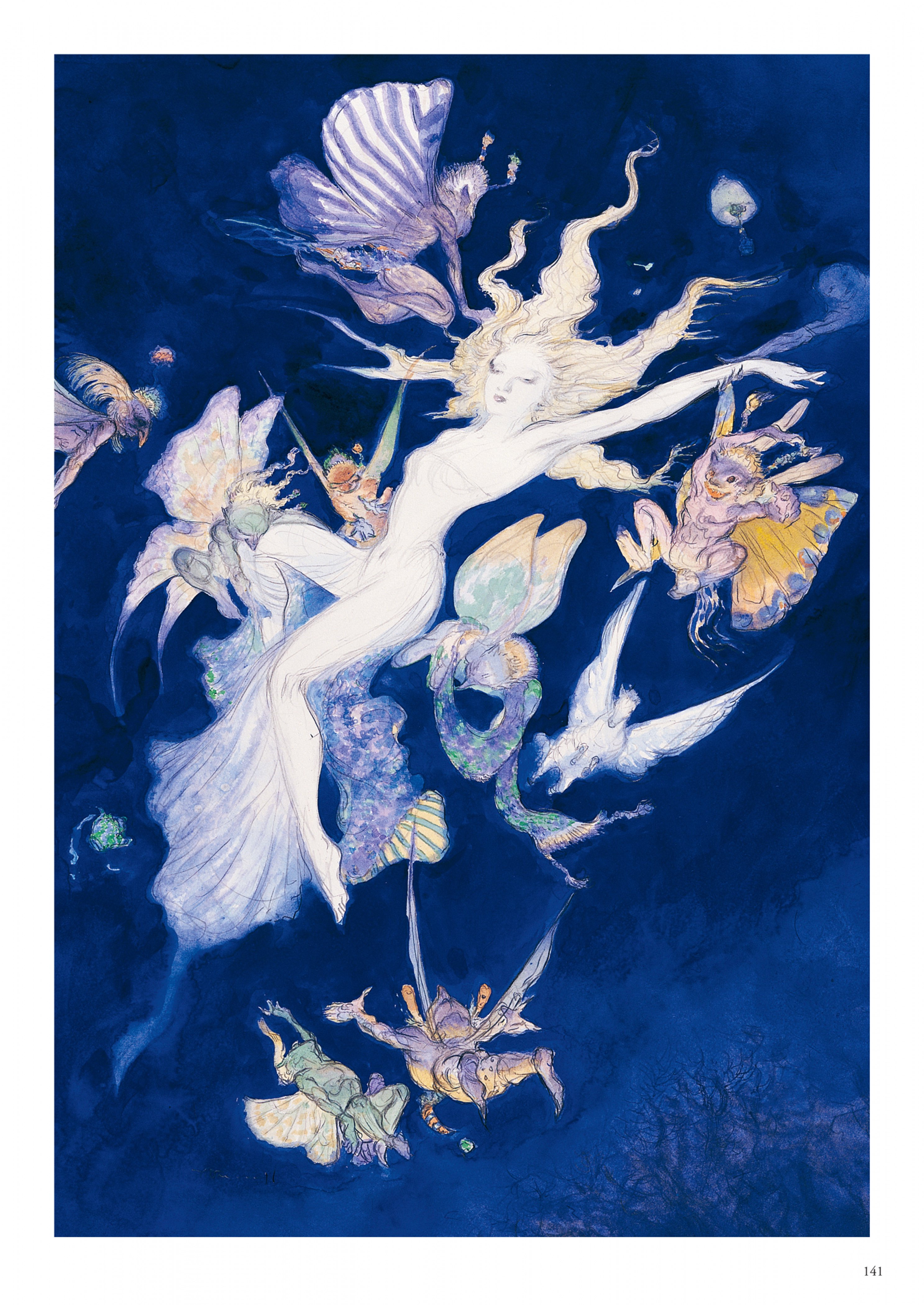 Read online Elegant Spirits: Amano's Tale of Genji and Fairies comic -  Issue # TPB - 95