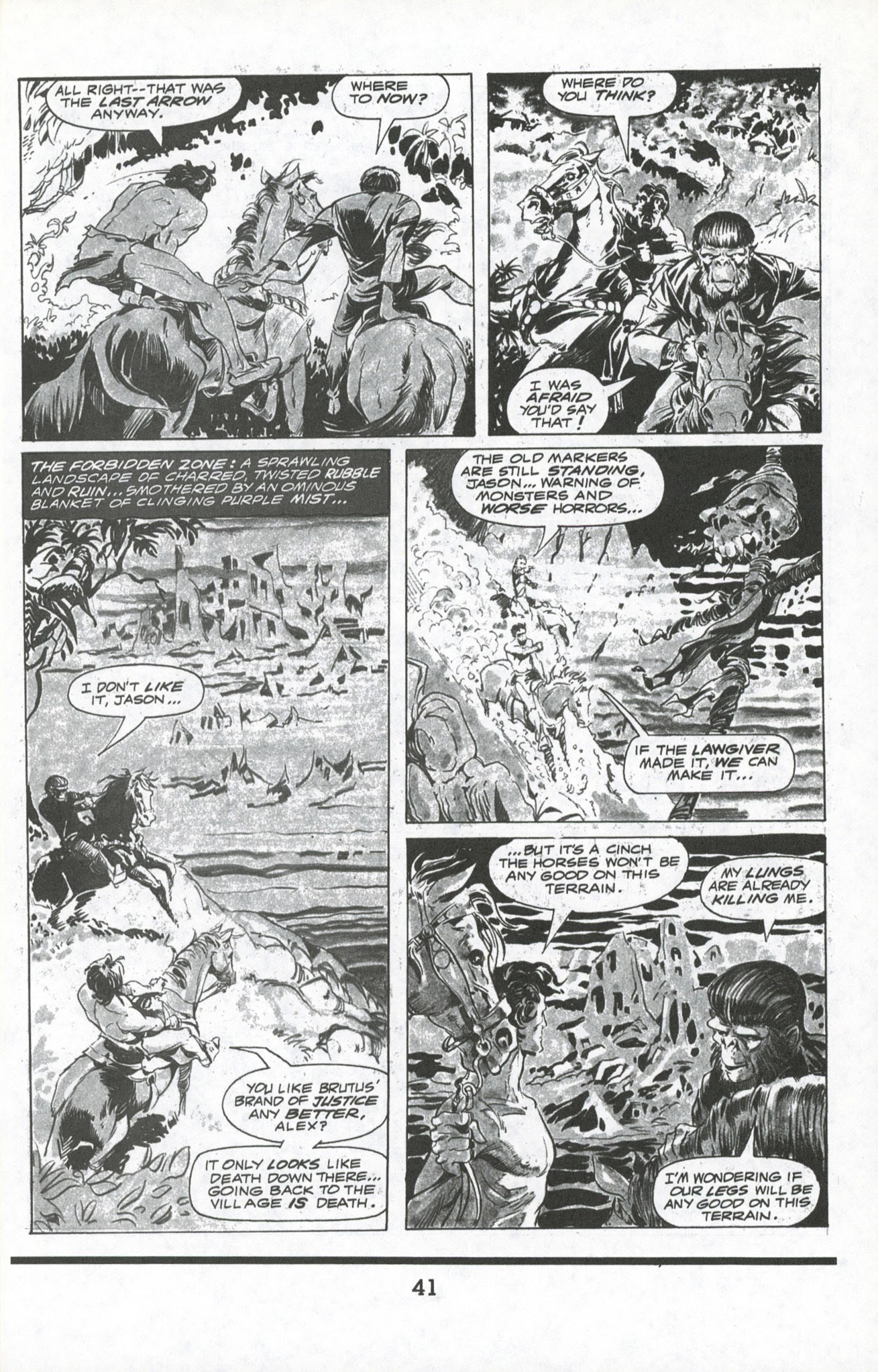 Read online Terror on the Planet of the Apes comic -  Issue #2 - 21