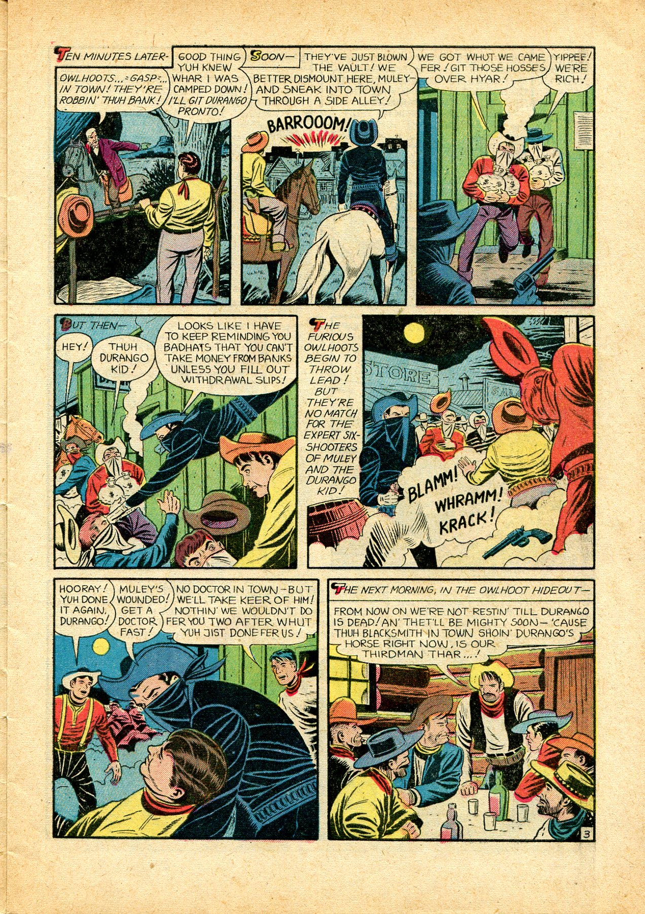 Read online Charles Starrett as The Durango Kid comic -  Issue #34 - 5