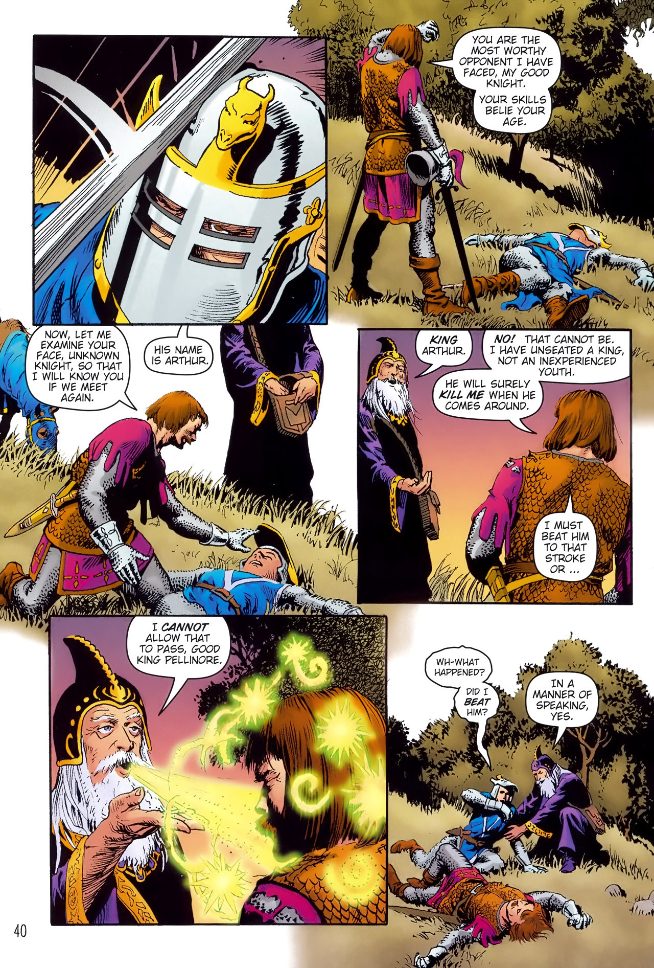 Read online King Arthur - Excalibur Unsheated comic -  Issue # Full - 40