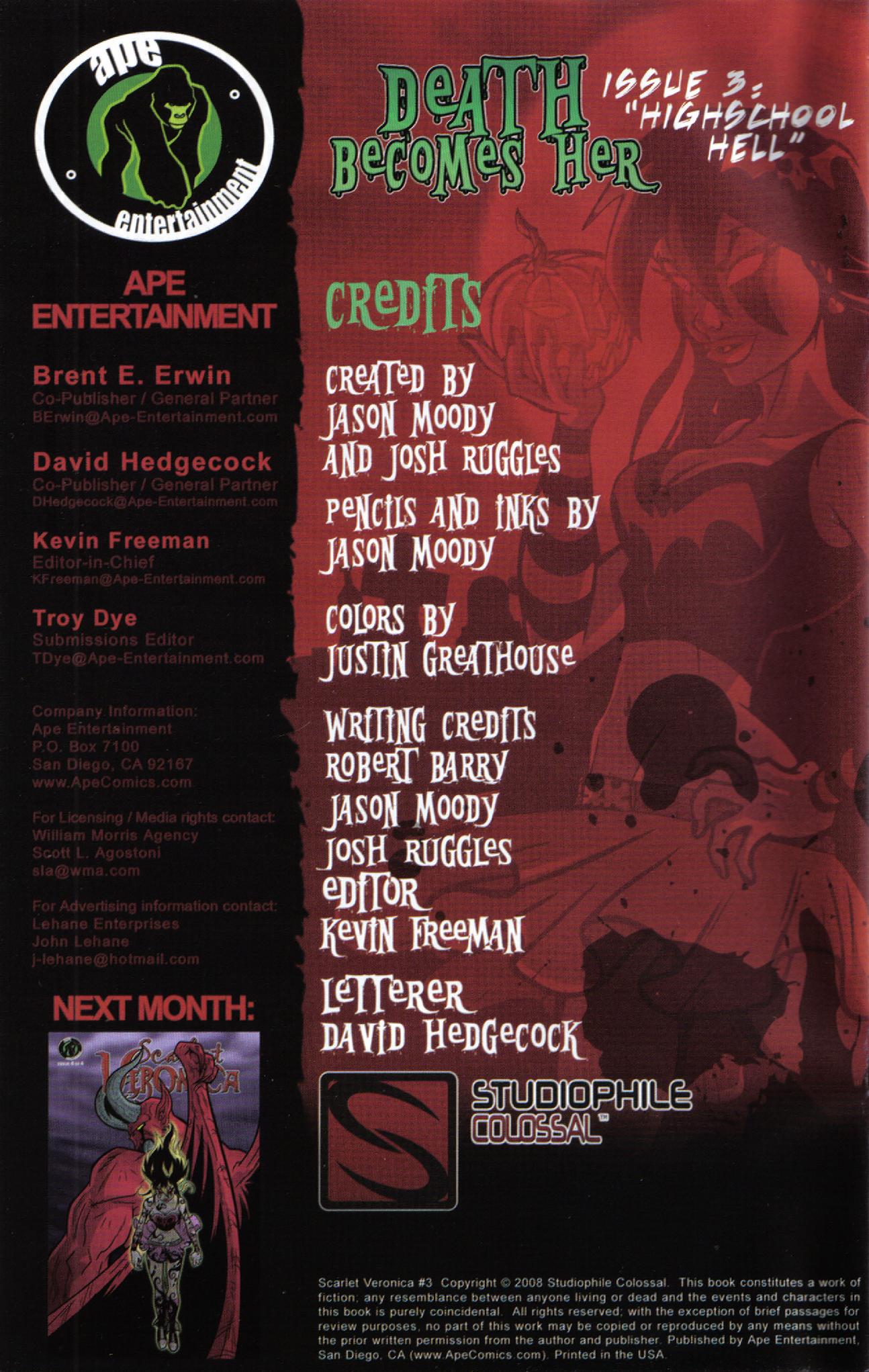 Read online Scarlet Veronica comic -  Issue #3 - 2