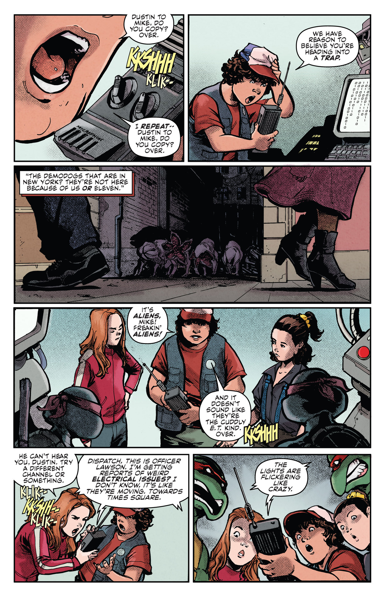 Read online Teenage Mutant Ninja Turtles x Stranger Things comic -  Issue #4 - 3
