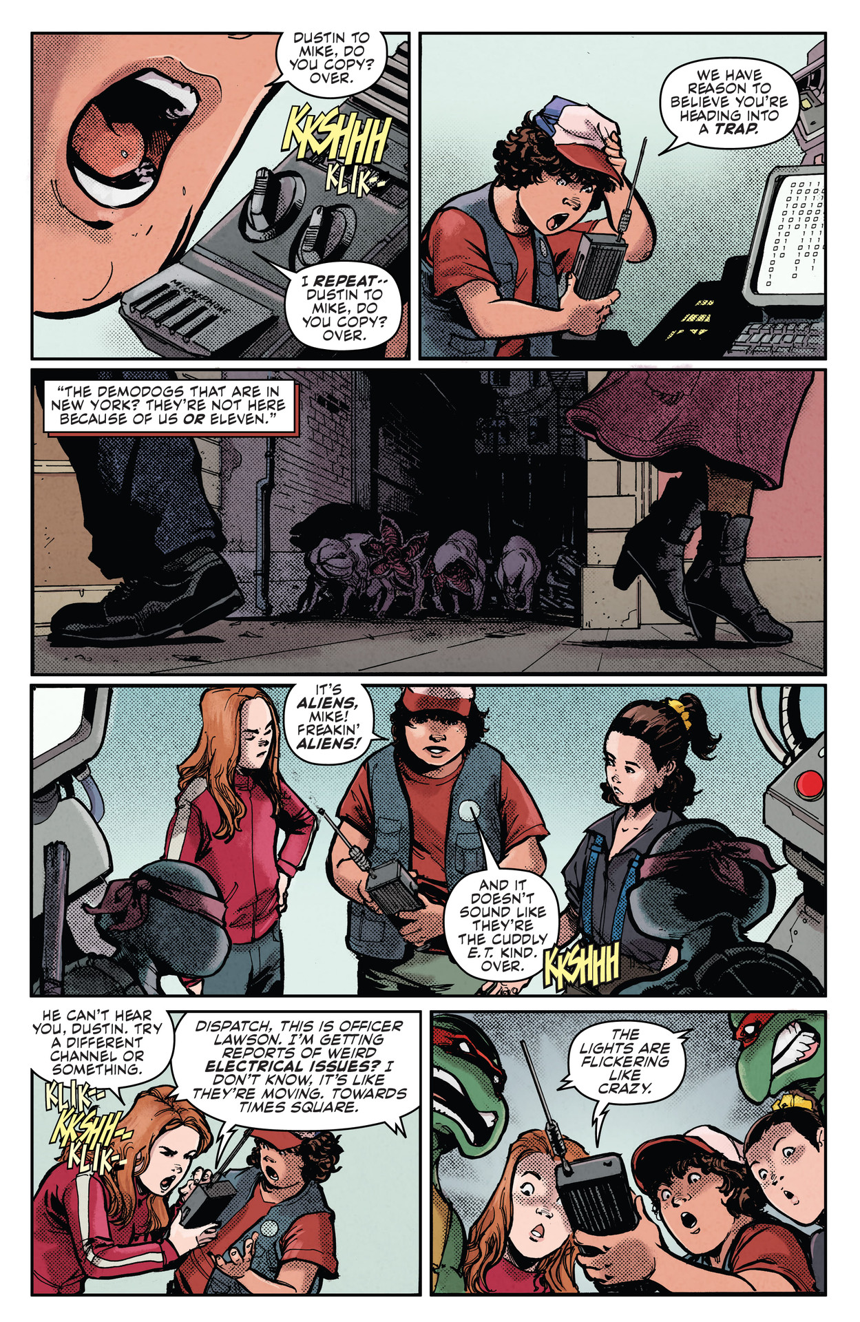 Read online Teenage Mutant Ninja Turtles x Stranger Things comic -  Issue #4 - 3
