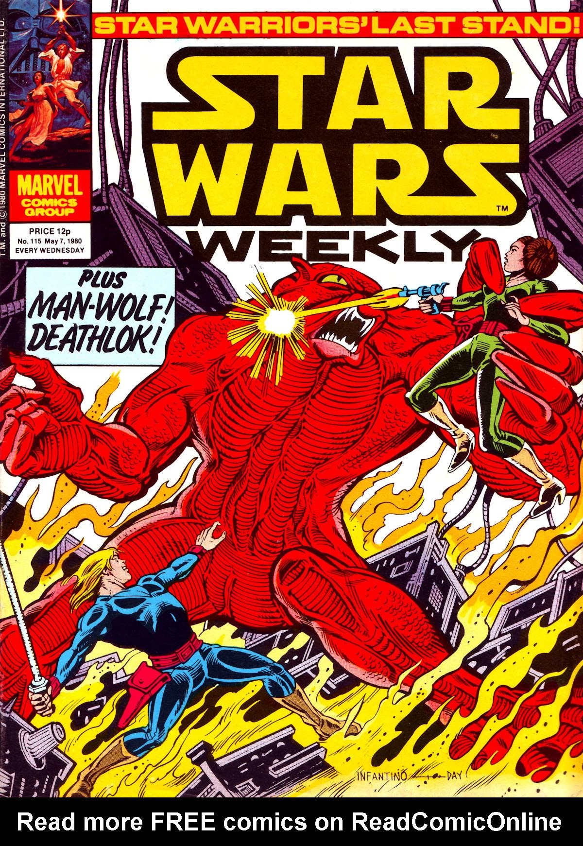 Read online Star Wars Weekly comic -  Issue #115 - 1