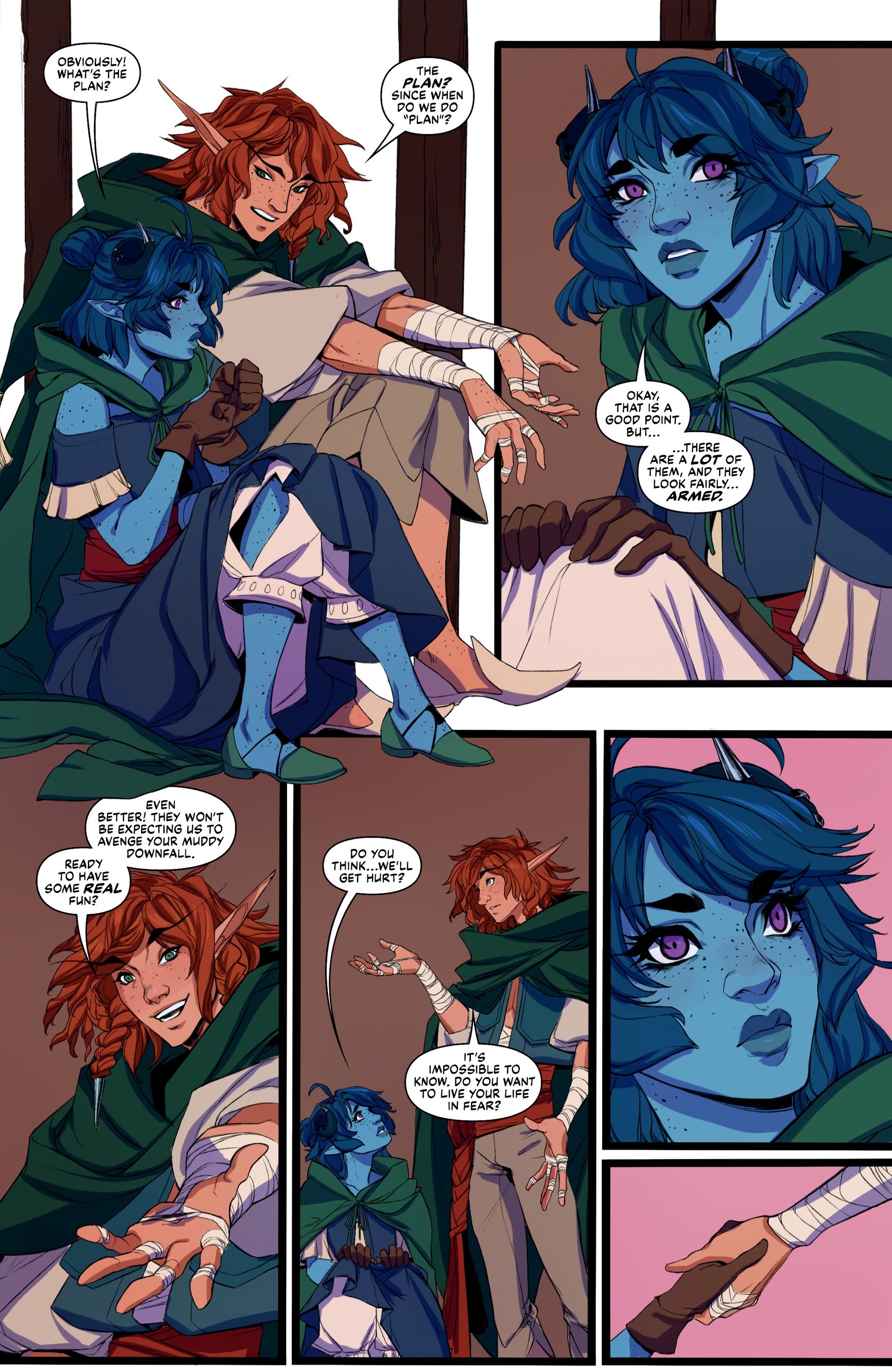Read online Critical Role: The Mighty Nein Origins–Jester Lavorre comic -  Issue # Full - 31