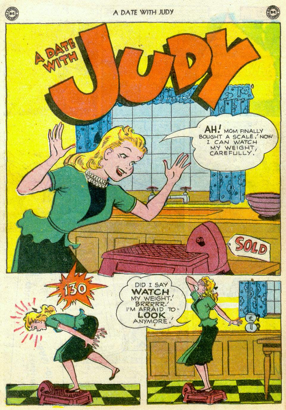 Read online A Date with Judy comic -  Issue #7 - 16