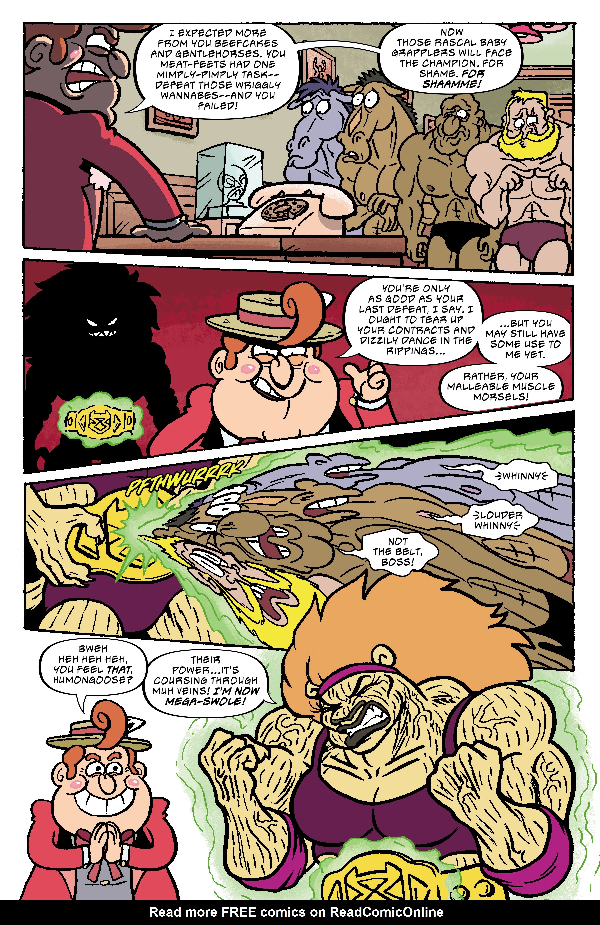 Read online Regular Show: Wrasslesplosion comic -  Issue # TPB - 76