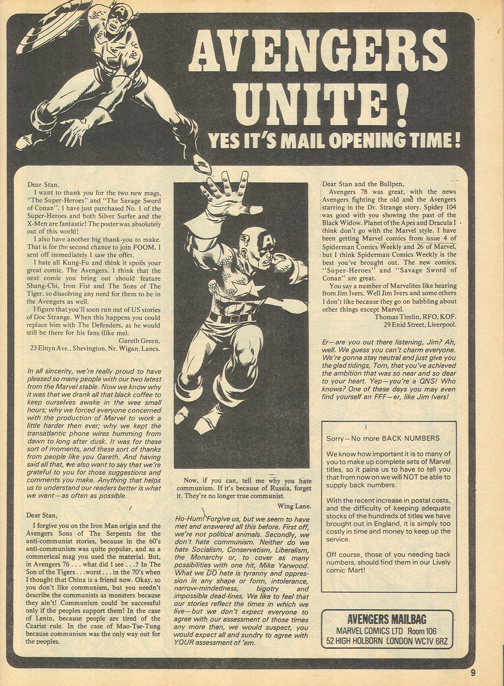 Read online The Avengers (1973) comic -  Issue #87 - 9