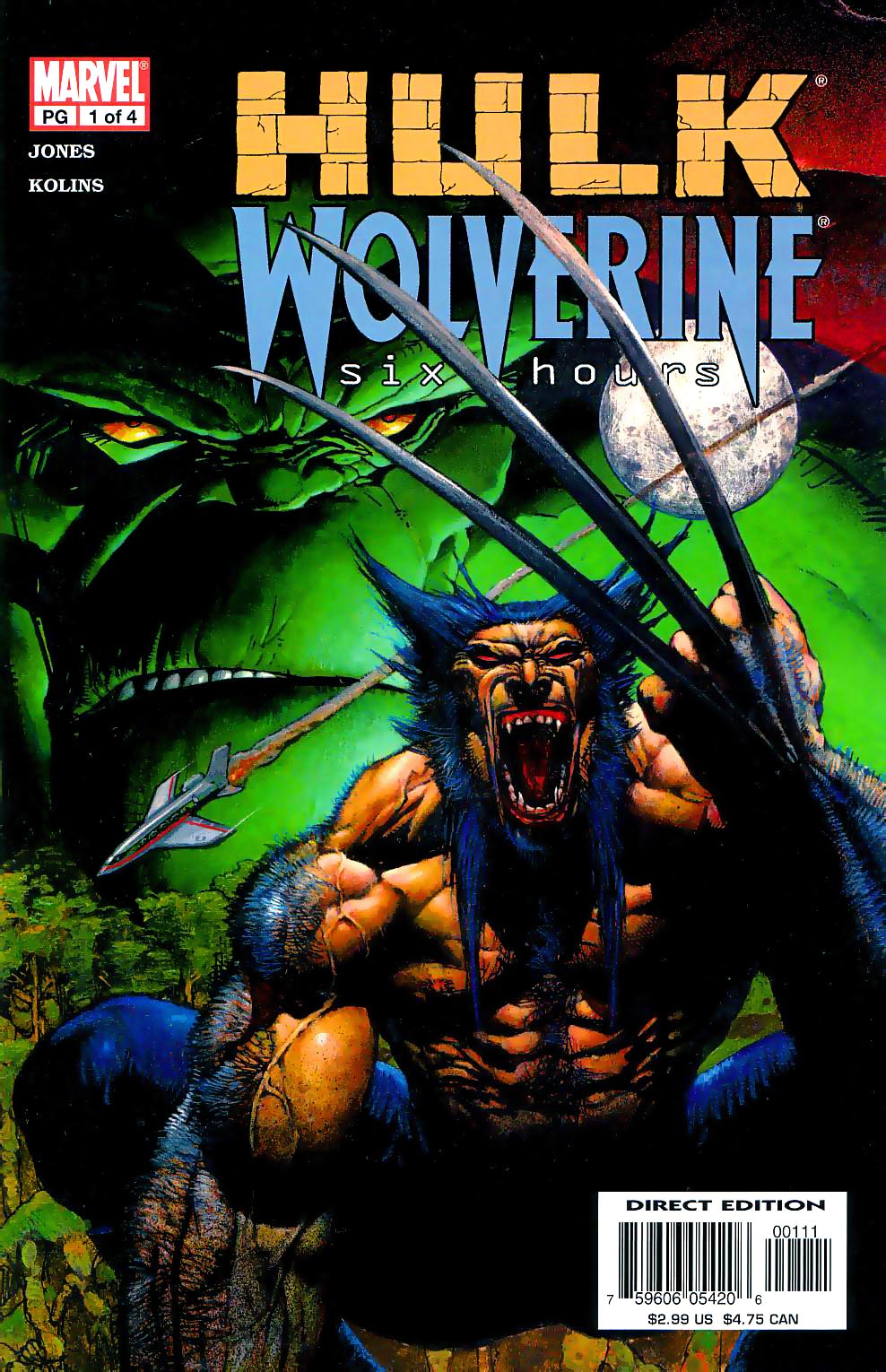 Read online Hulk/Wolverine: 6 Hours comic -  Issue #1 - 1
