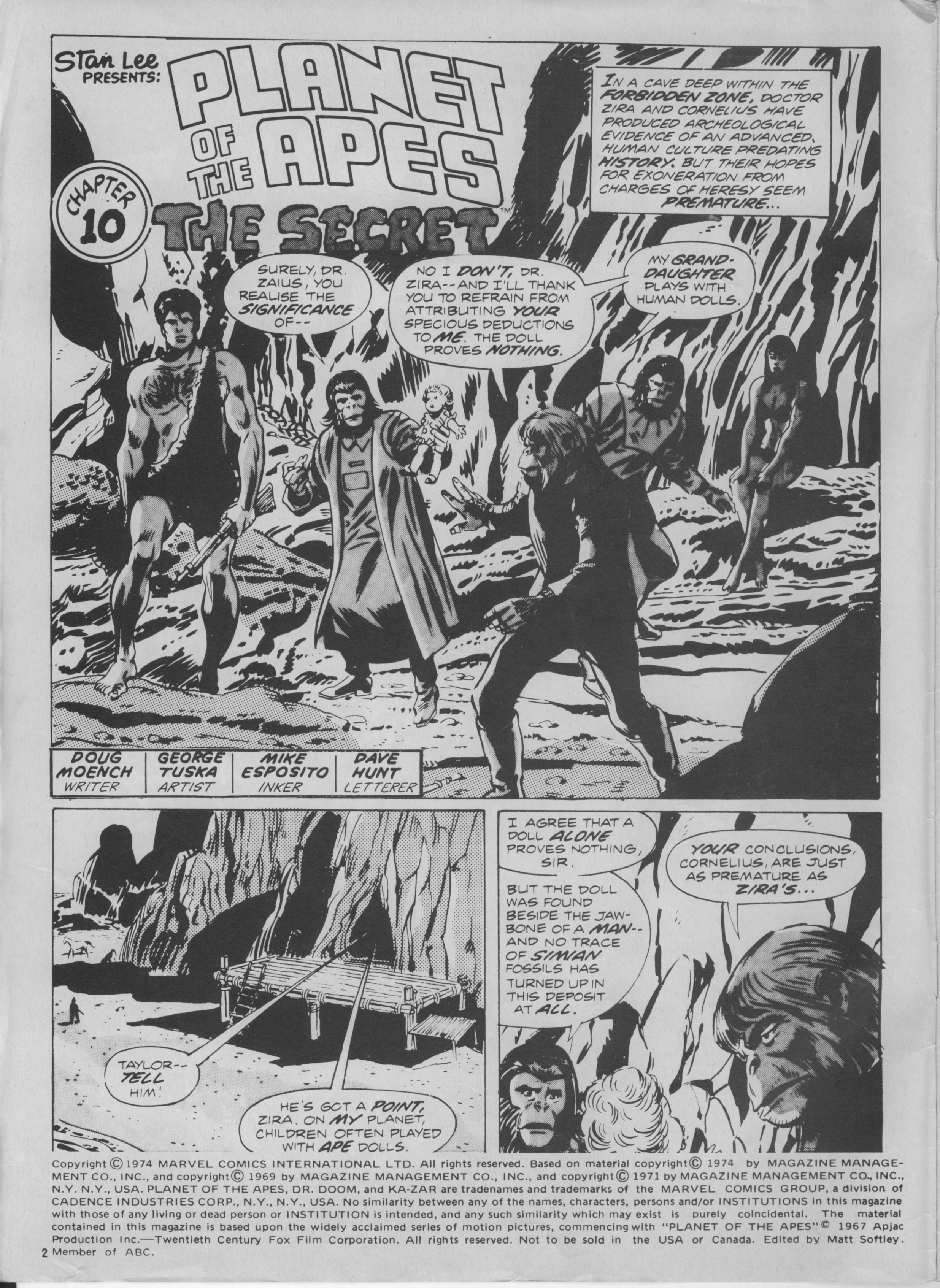 Read online Planet of the Apes (1974) comic -  Issue #10 - 2