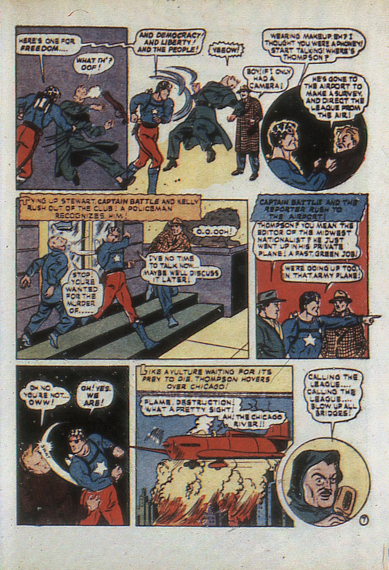 Read online Captain Battle Comics comic -  Issue #1 - 41