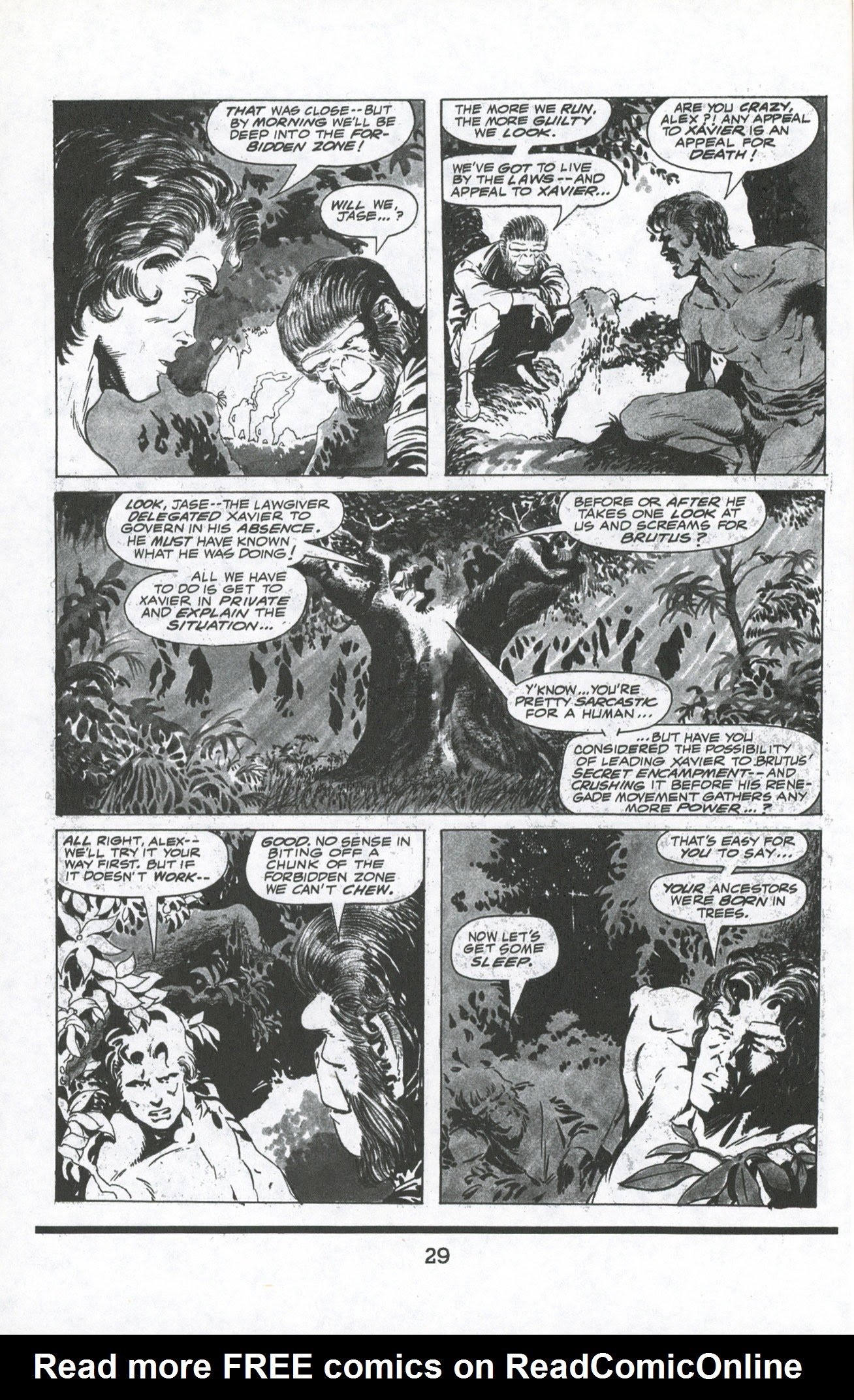 Read online Terror on the Planet of the Apes comic -  Issue #2 - 6