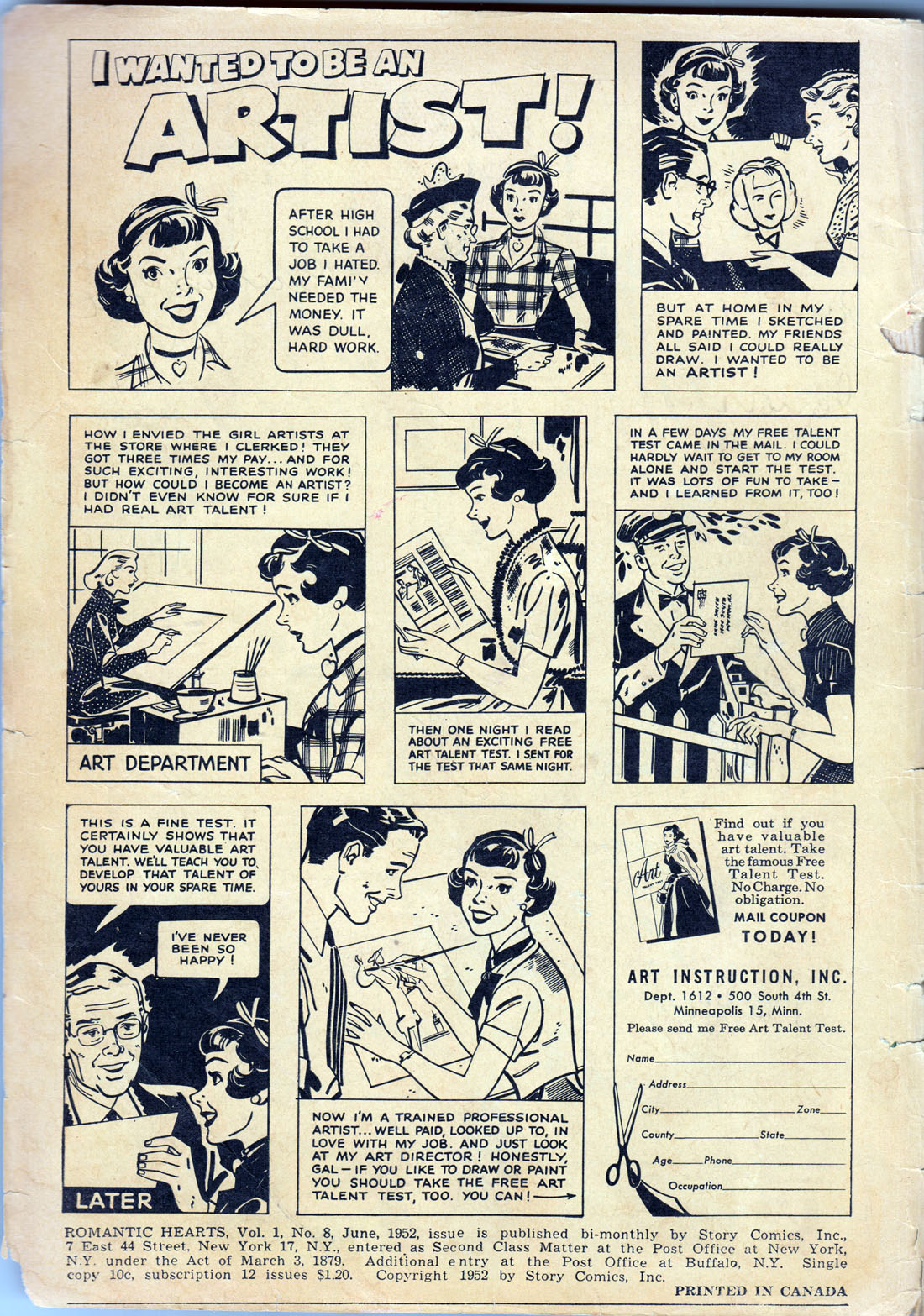 Read online Romantic Hearts comic -  Issue #8 - 2