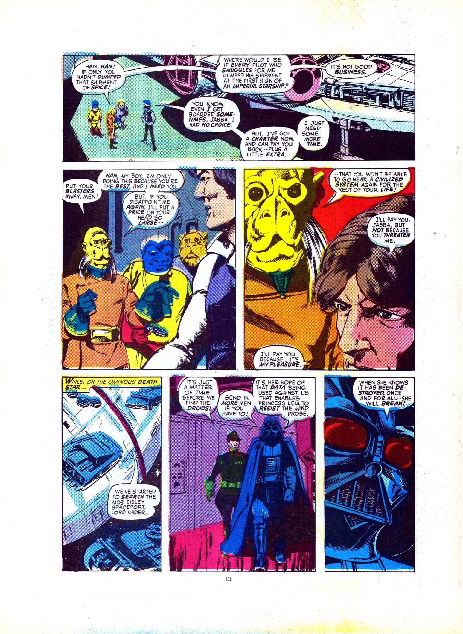 Read online Return of the Jedi comic -  Issue #12 - 13