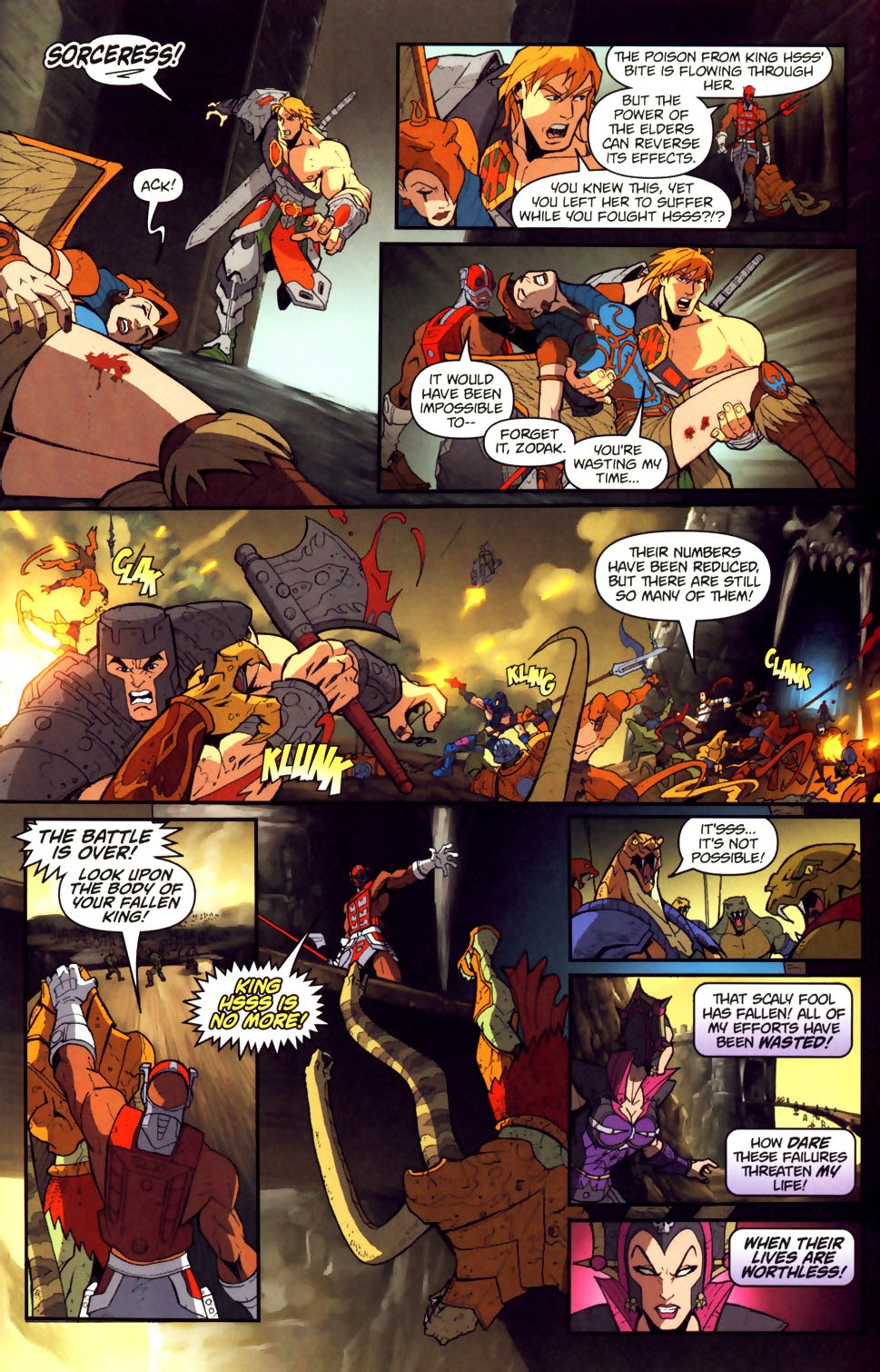 Read online Masters of the Universe Rise of the Snake Men comic -  Issue #3 - 19