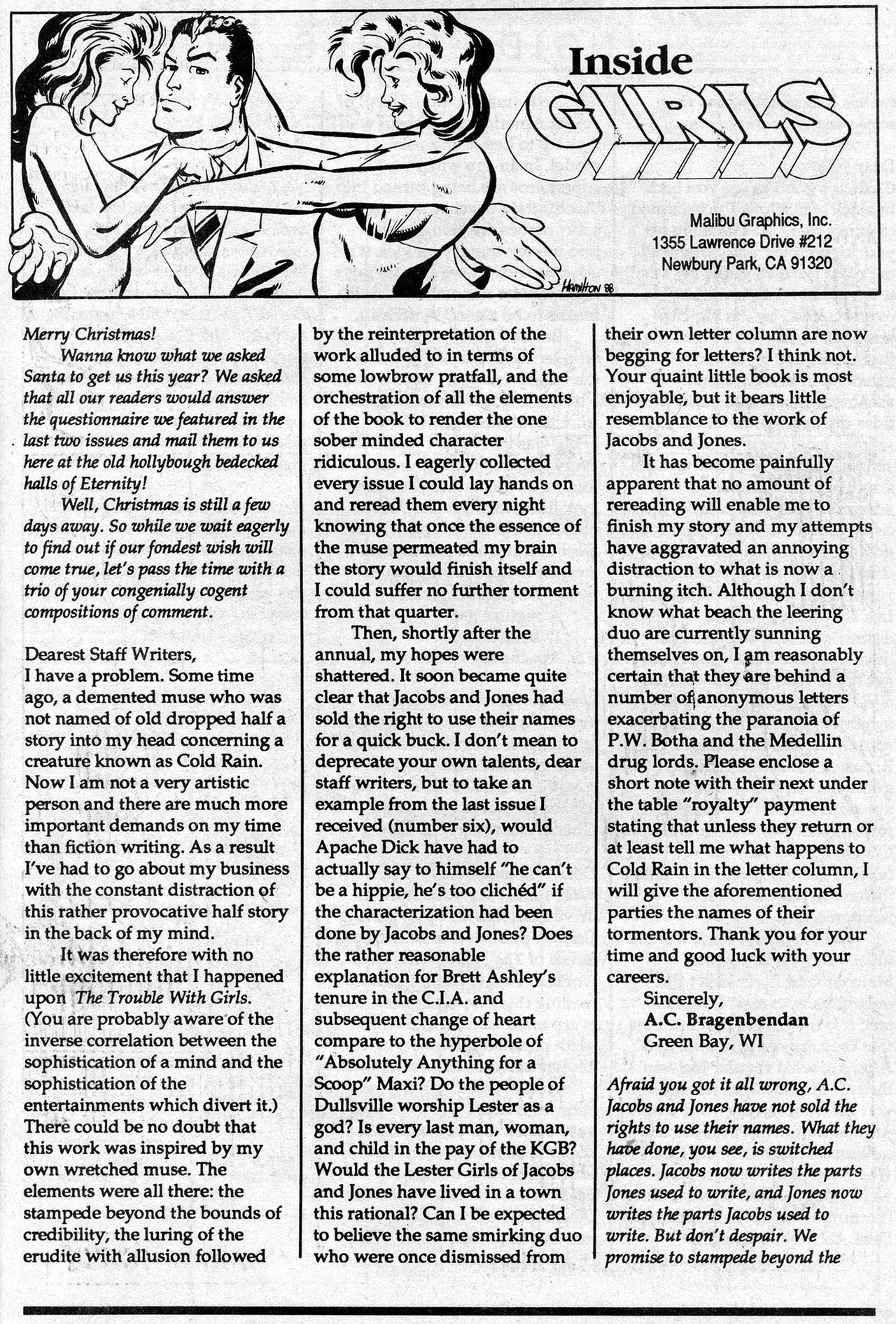Read online The Trouble With Girls (1989) comic -  Issue #10 - 27