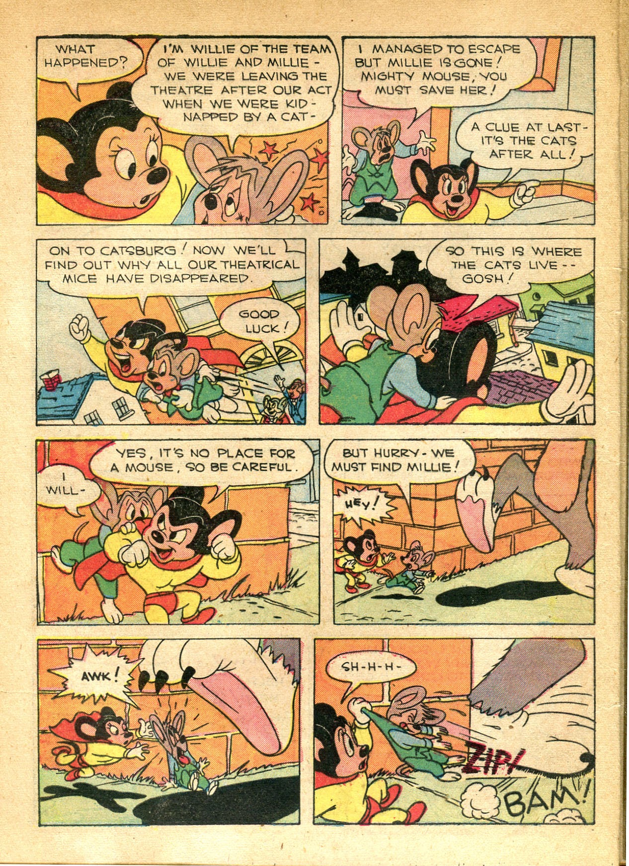 Read online Paul Terry's Mighty Mouse Comics comic -  Issue #23 - 4