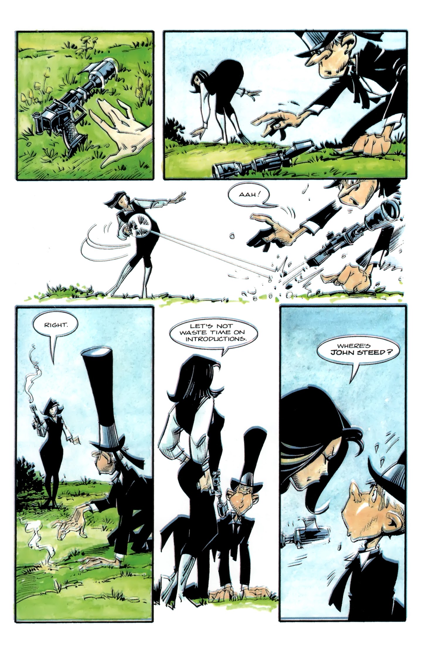 Read online Steed and Mrs. Peel (2012) comic -  Issue #4 - 6