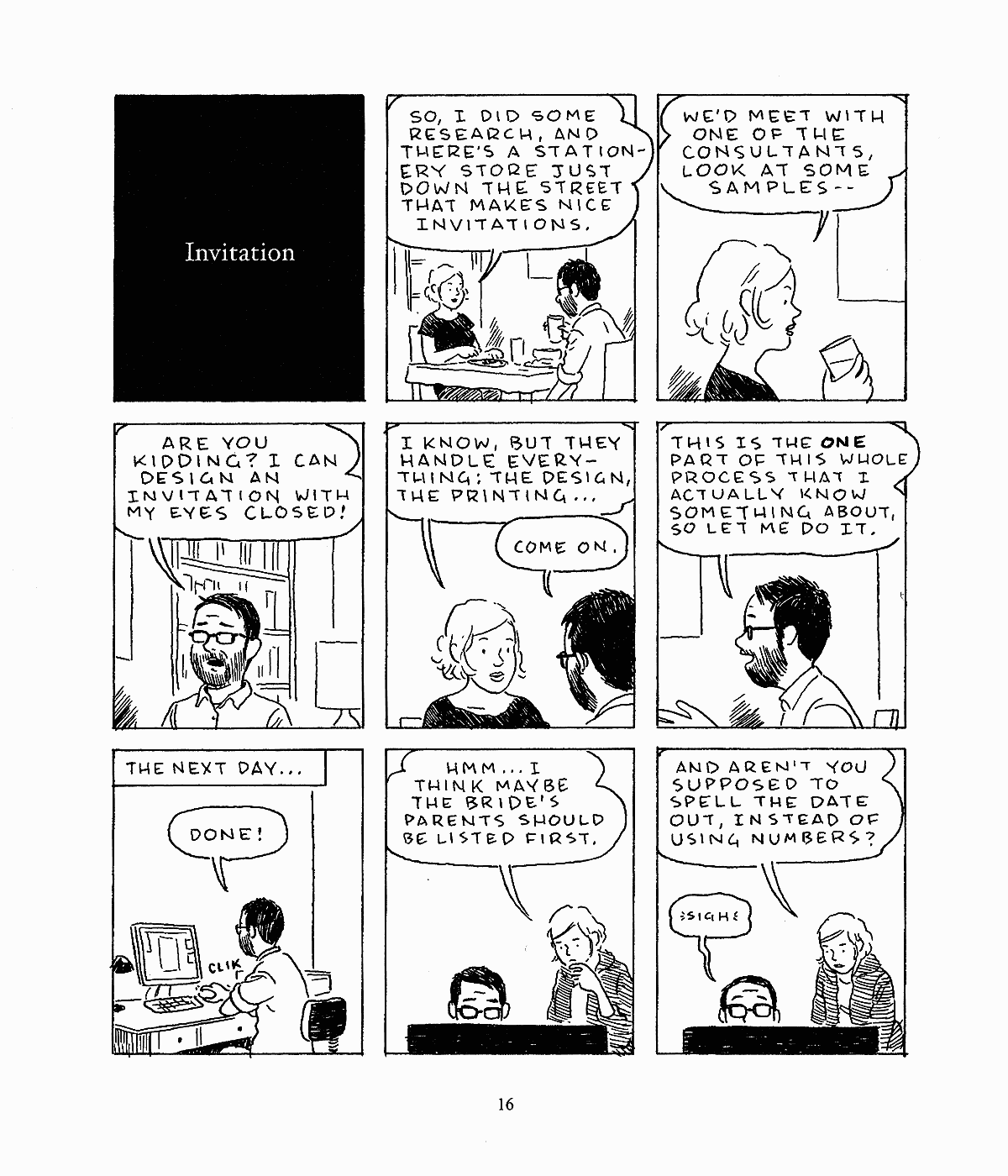 Read online Scenes from an Impending Marriage comic -  Issue # TPB - 18