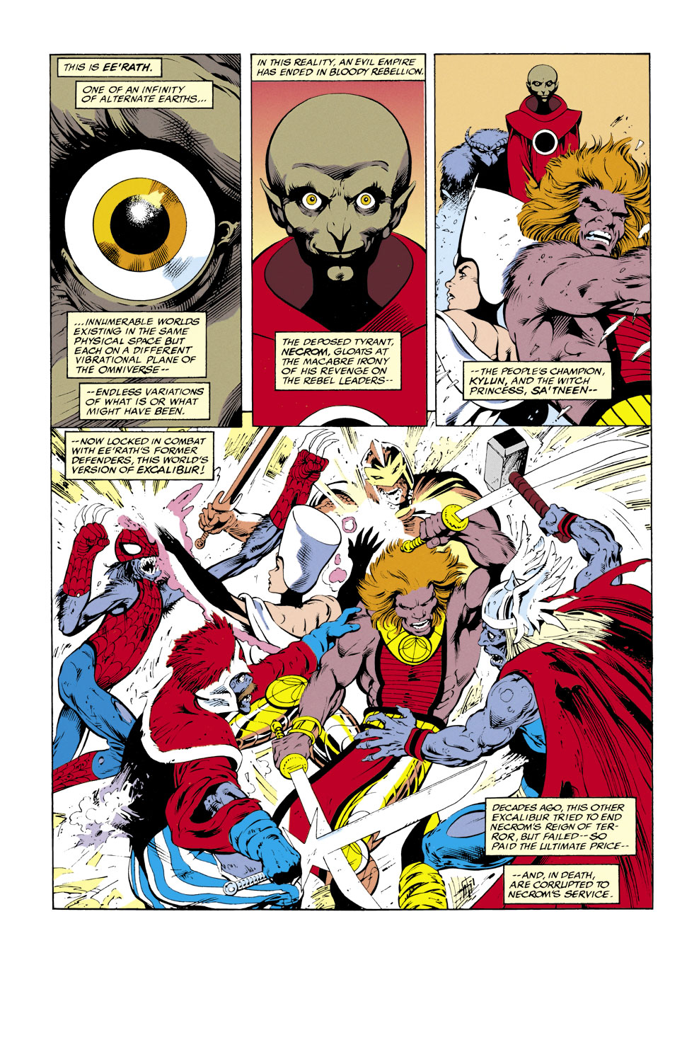 Read online Excalibur (1988) comic -  Issue #46 - 2