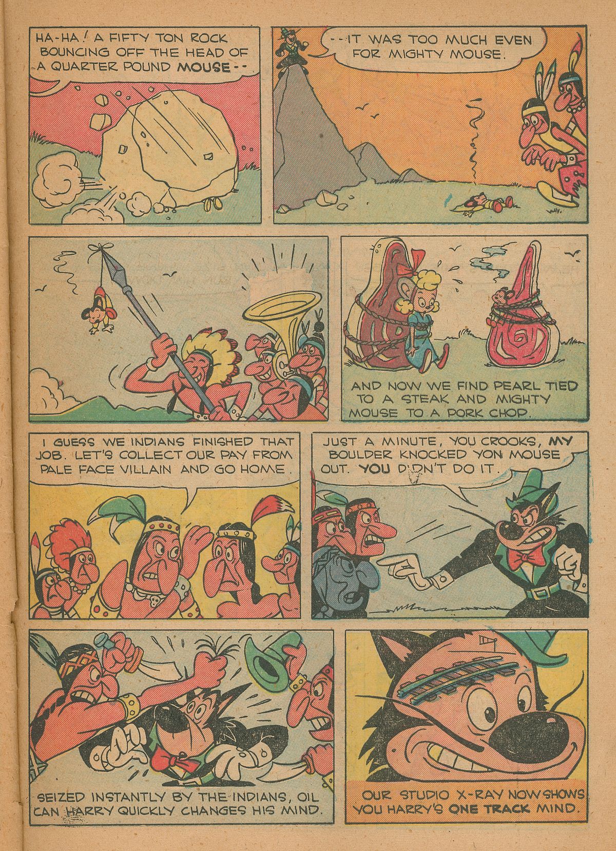 Read online Paul Terry's Mighty Mouse Comics comic -  Issue #24 - 29