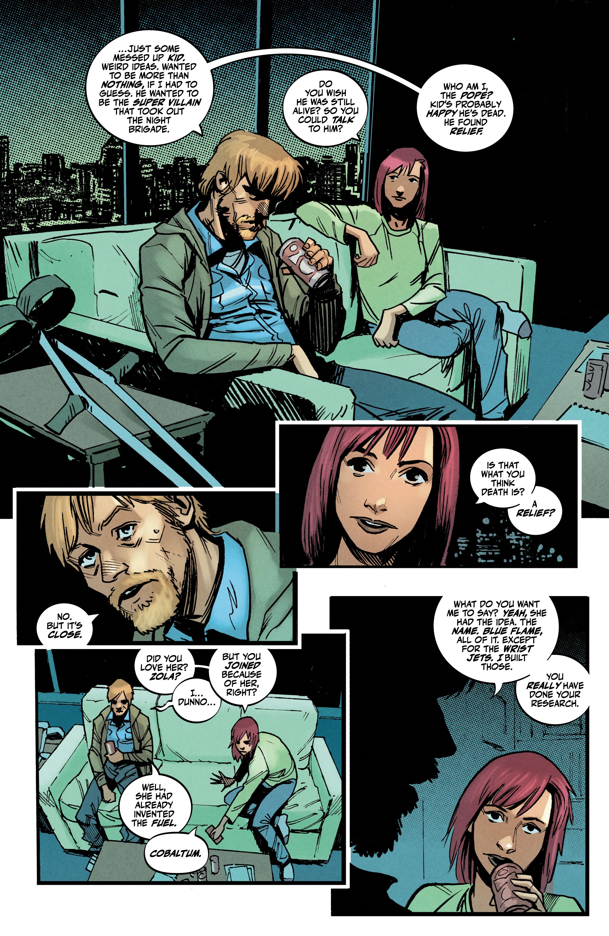 Read online The Blue Flame comic -  Issue #4 - 17
