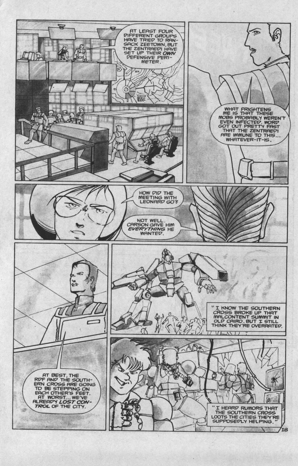 Read online Robotech II: The Sentinels - The Malcontent Uprisings comic -  Issue #6 - 20