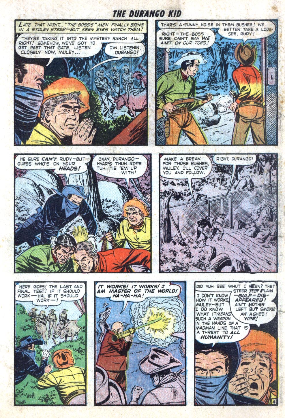 Read online Charles Starrett as The Durango Kid comic -  Issue #7 - 6