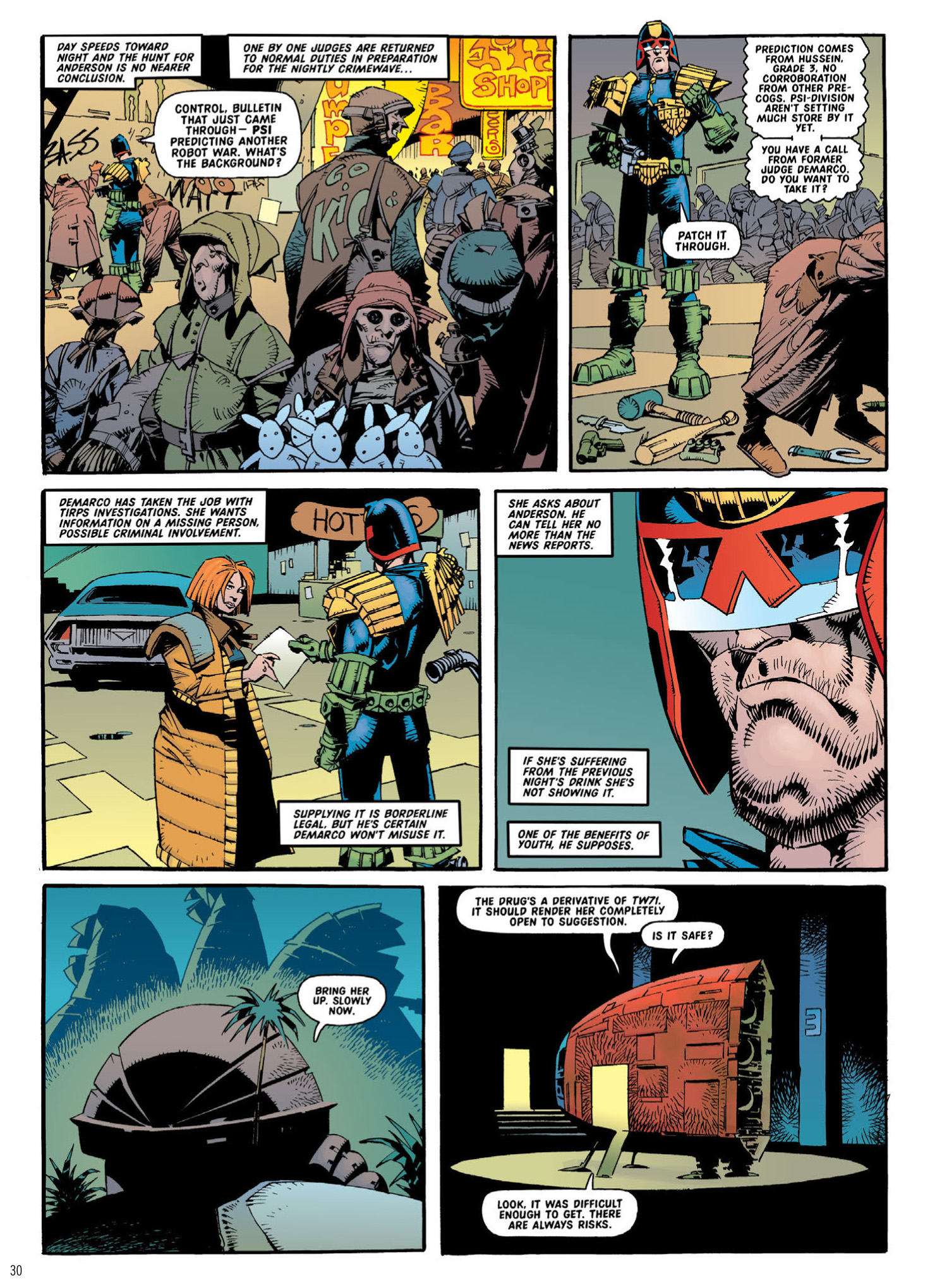 Read online Judge Dredd: The Complete Case Files comic -  Issue # TPB 30 - 32