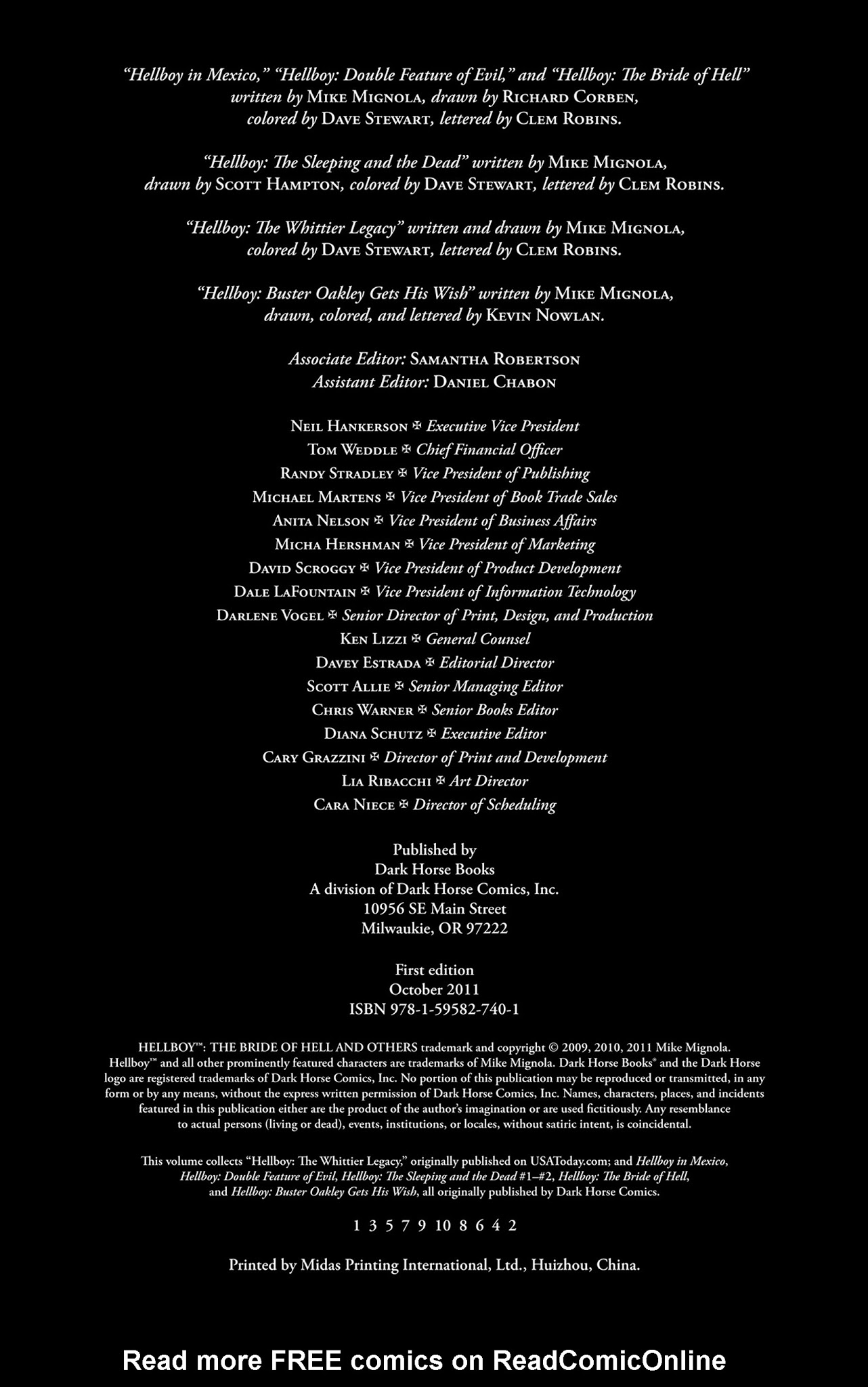 Read online Hellboy: The Bride Of Hell  and Others comic -  Issue # TPB - 5